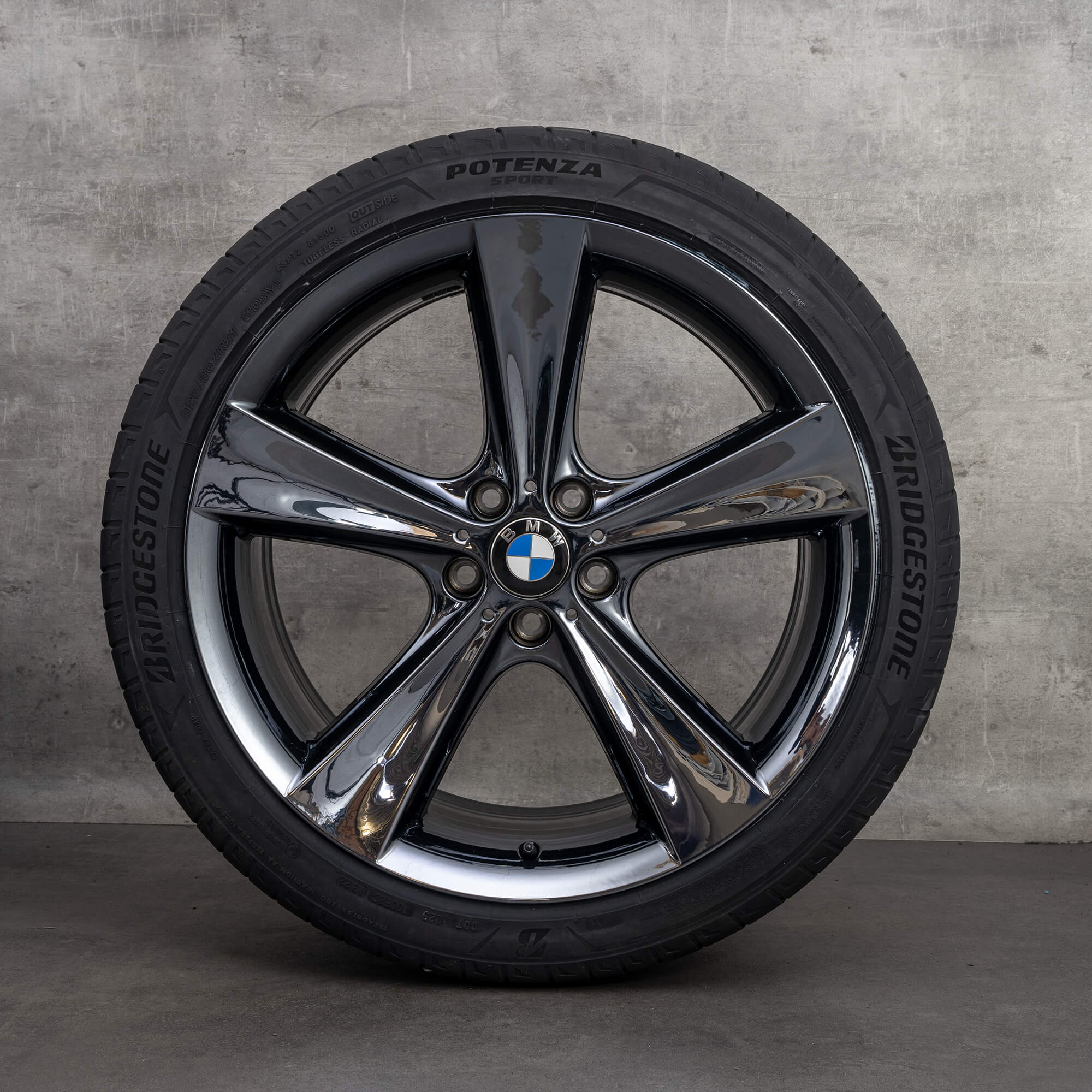 BMW 21 tums fälgar X5 F15 E70 X6 F16 styling 128 sommarhjul 6859425 6859426