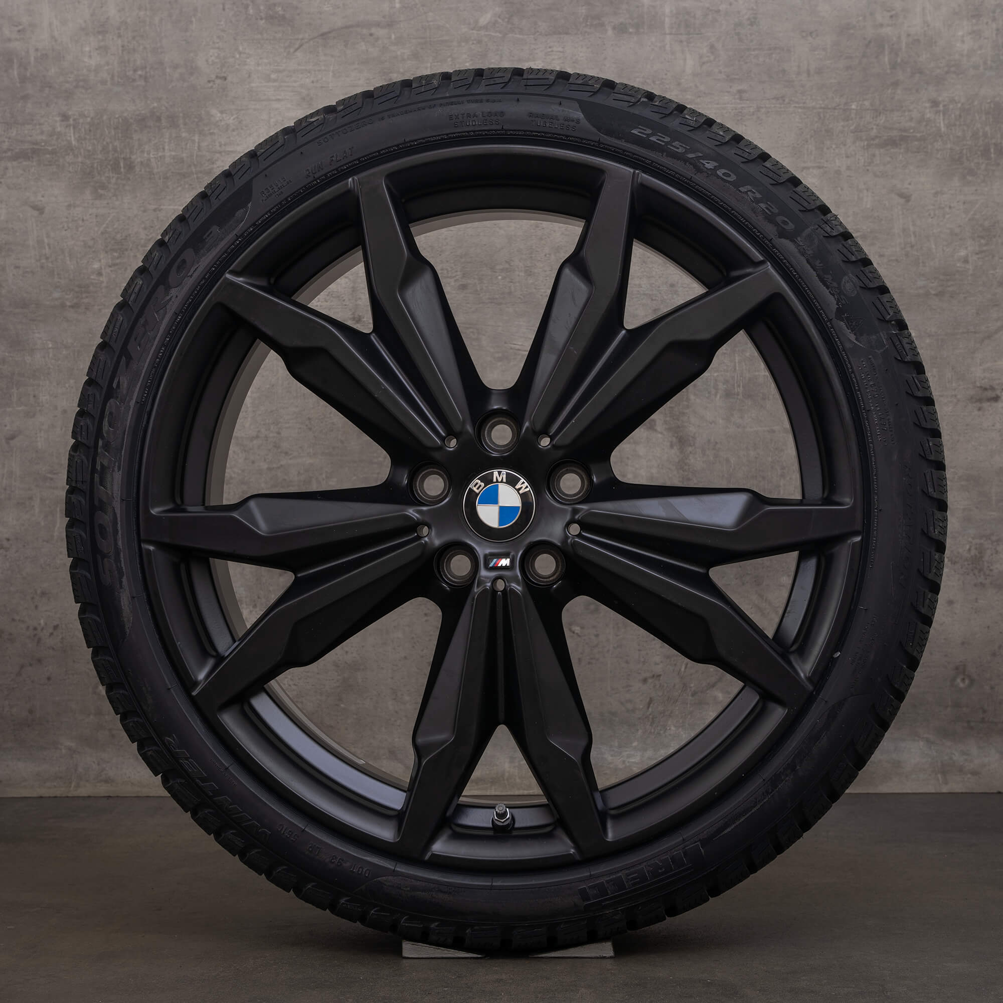 Originele BMW X1 X2 velgen 20 inch F48 F39 winterwielen 8008659 717 M zwart mat