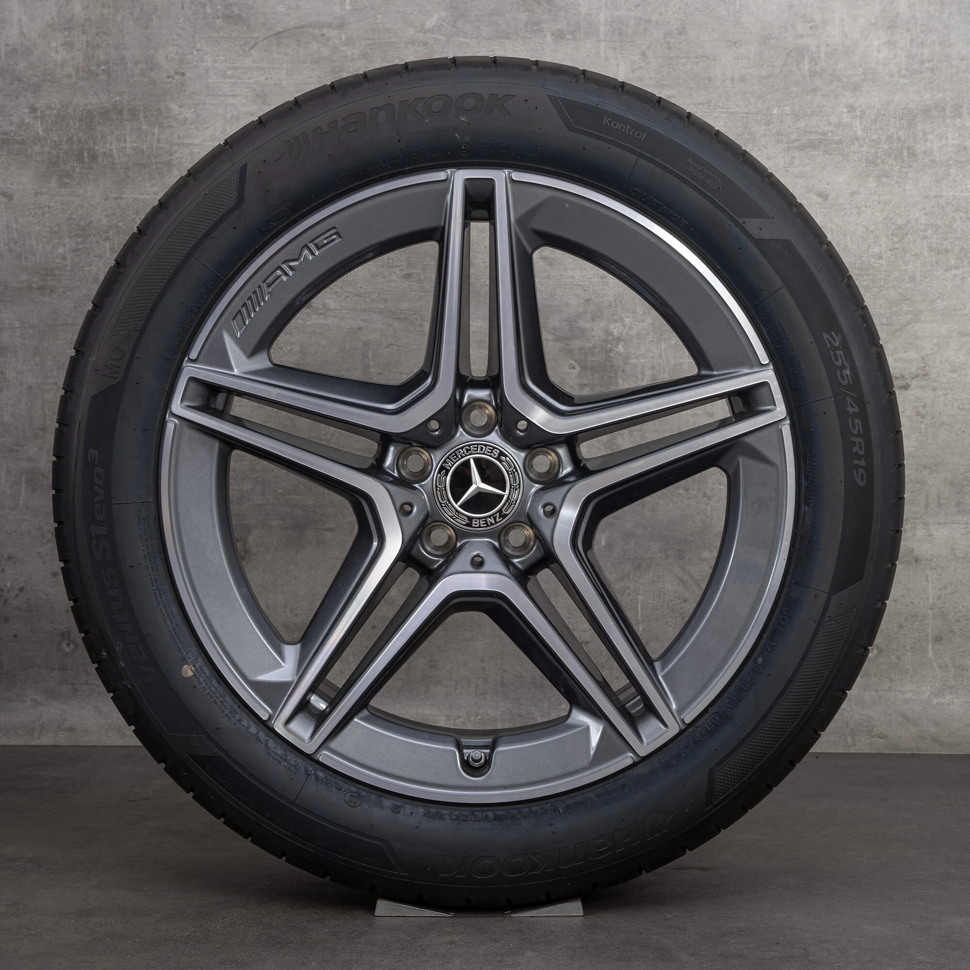 Originele AMG Mercedes W223 V223 19 inch winterbanden velgen A2234011300 NIEUW