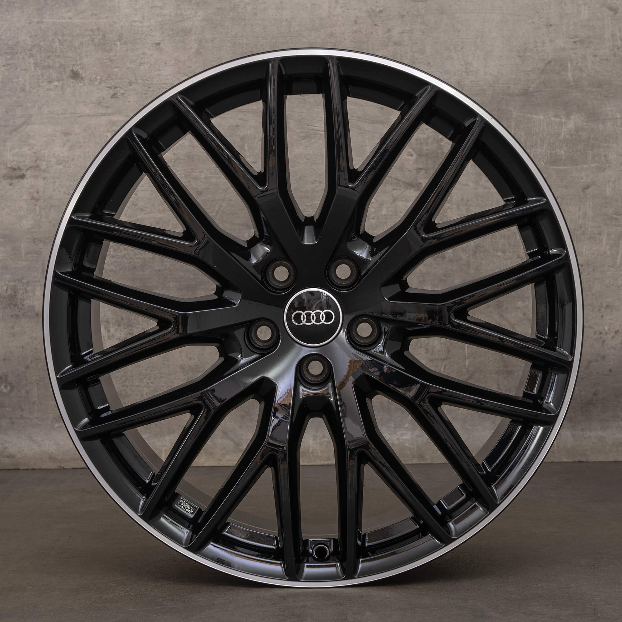 Original Audi Q7 SQ7 4M 20 inch rims 4M0601025BJ 2015-2024 black