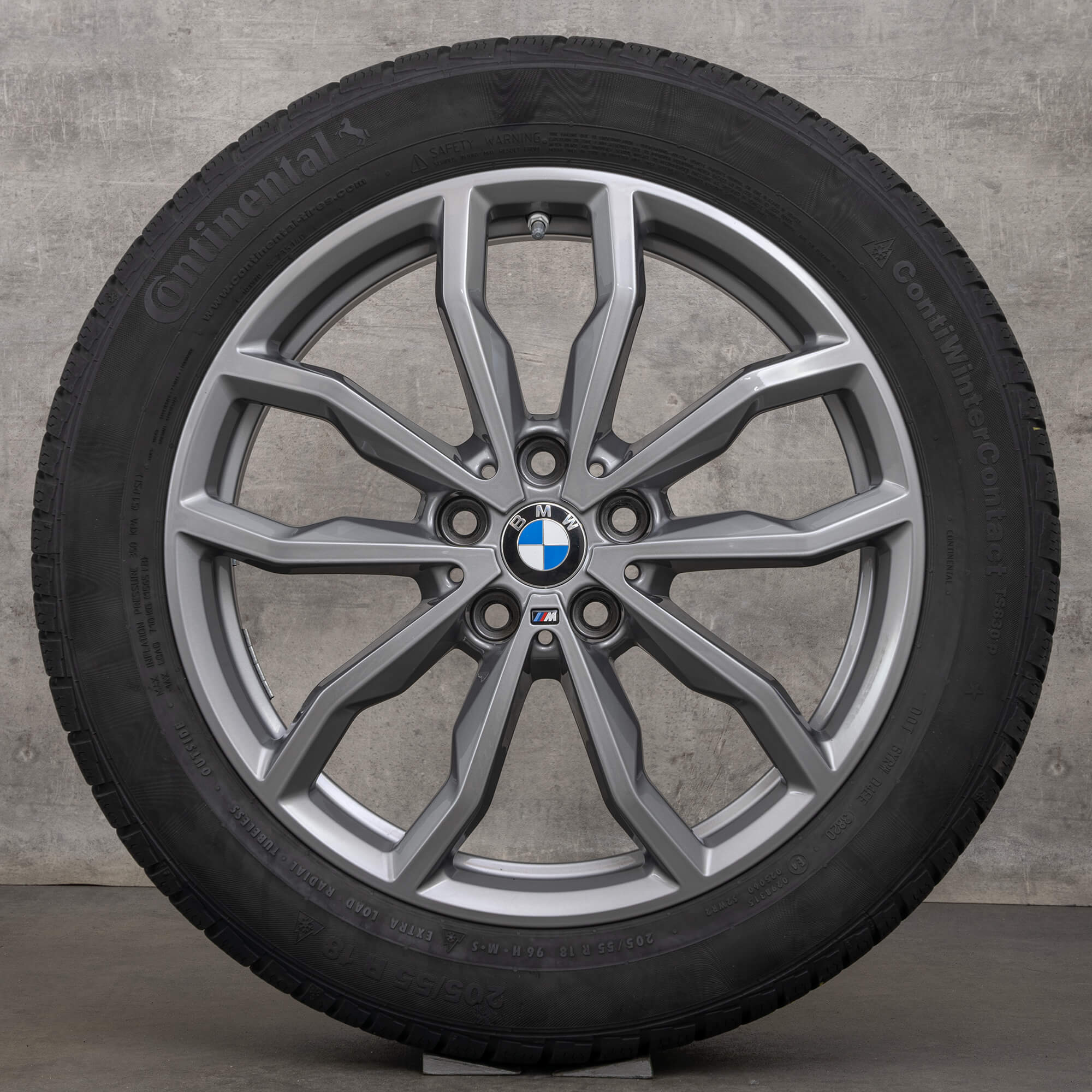 BMW X1 F48 X2 F39 zimni alu kola 18 palcové ráfky pneumatiky 6877550 Styling 771
