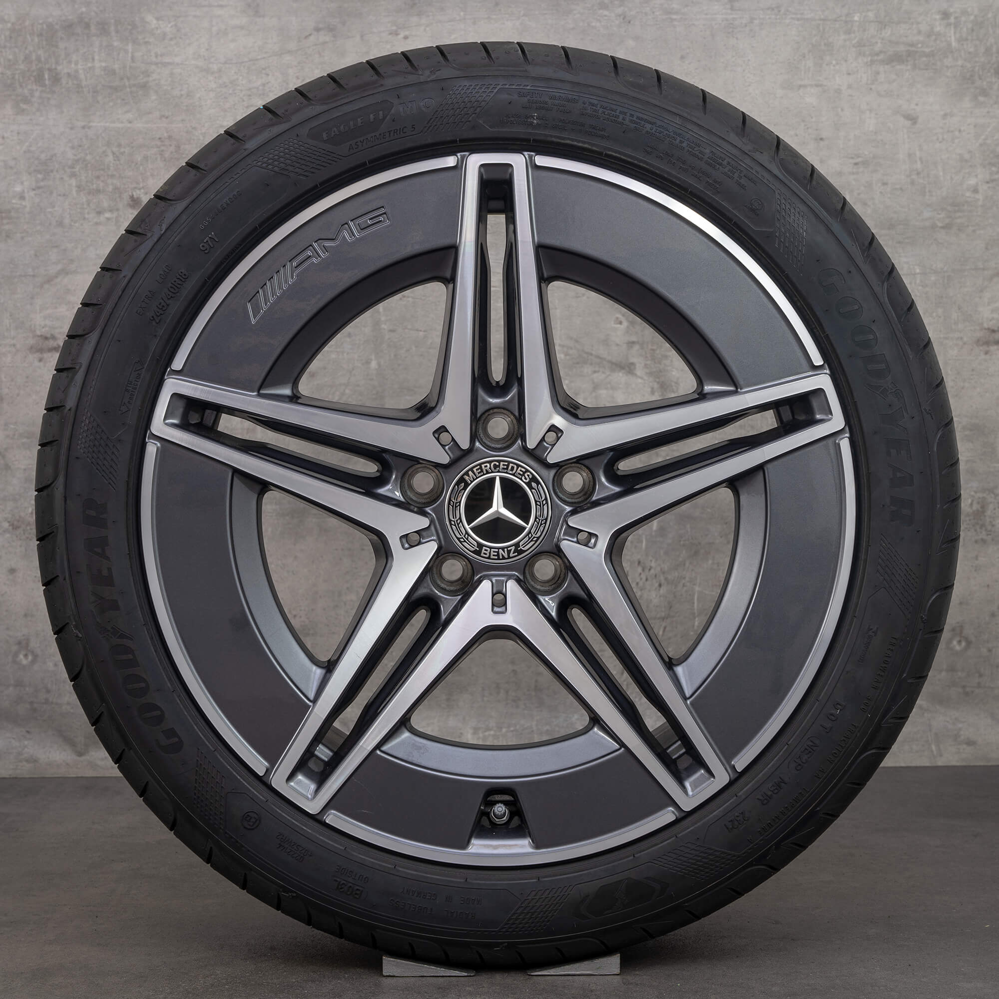 Jante originale AMG Mercedes Clasa C W206 S206 18 inch anvelope de vara