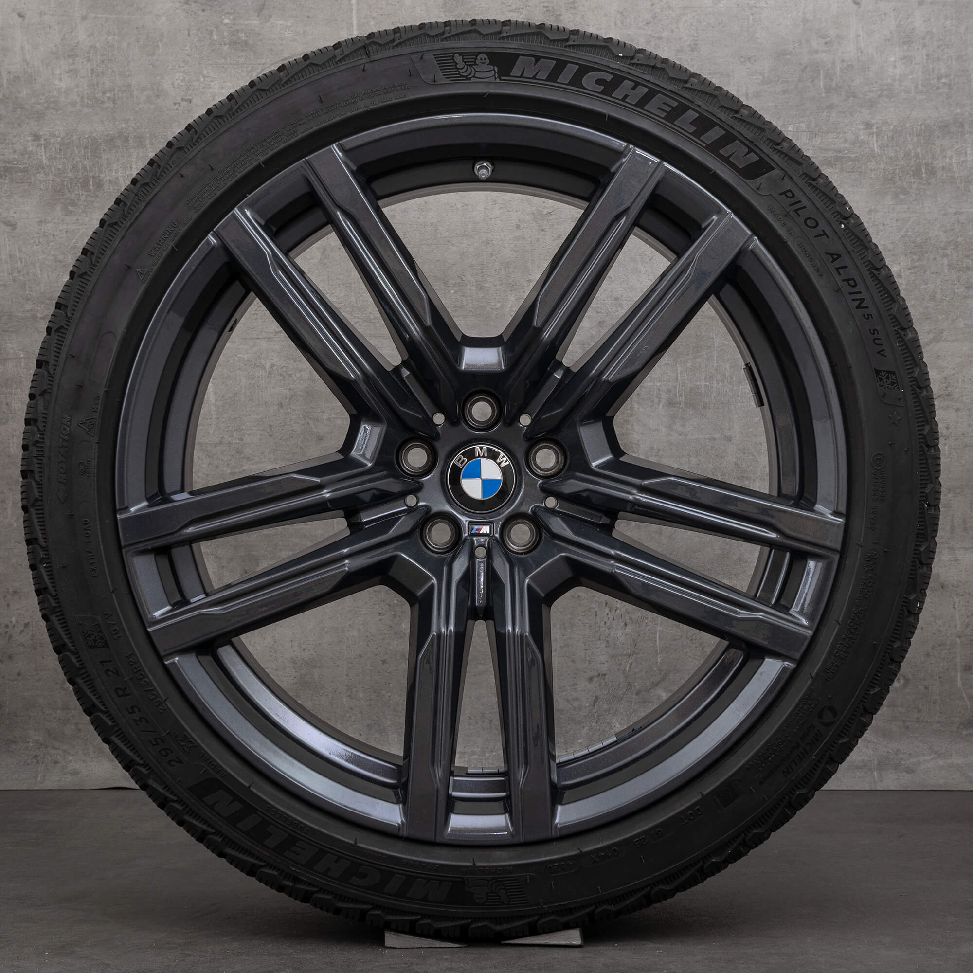 BMW X5M F95 X6M F96 winter wheels 21 inch rims 808 M tires