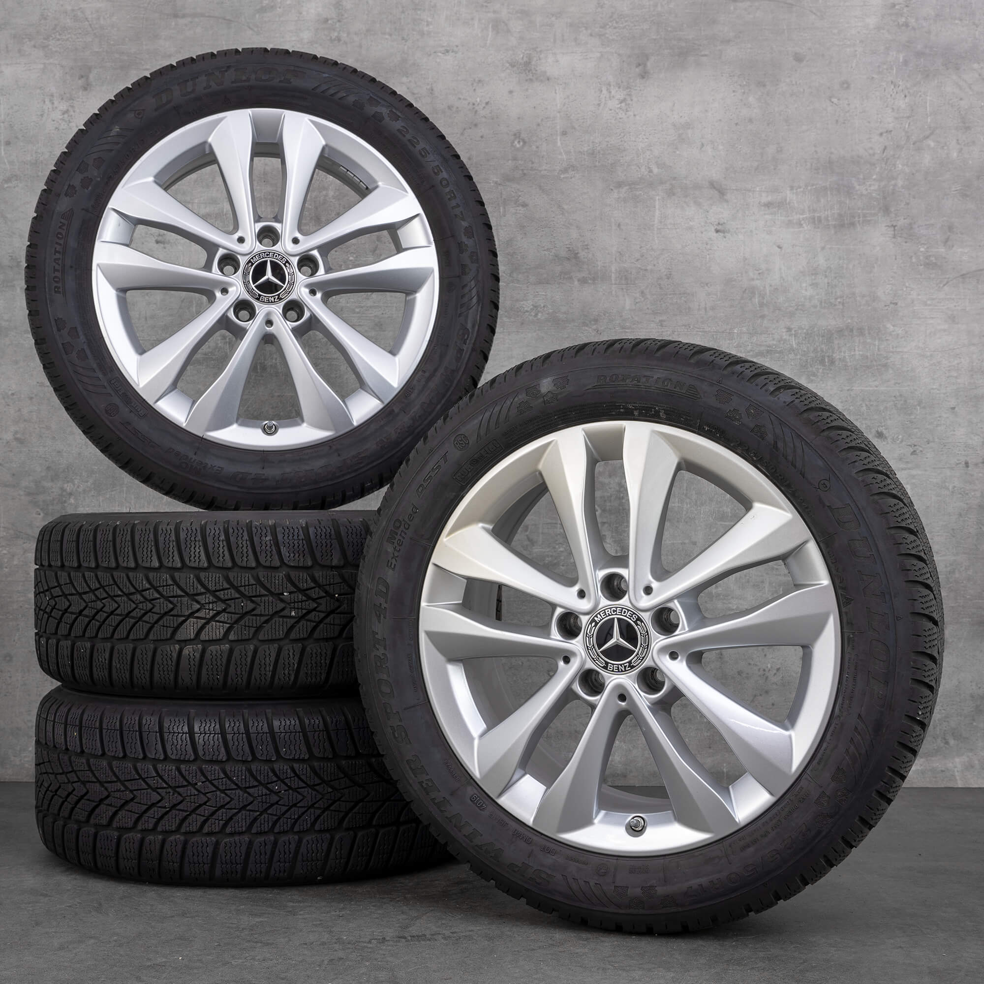 Mercedes Benz 17 inch C-Class W205 S205 A205 C205 winter tires winter wheels 6