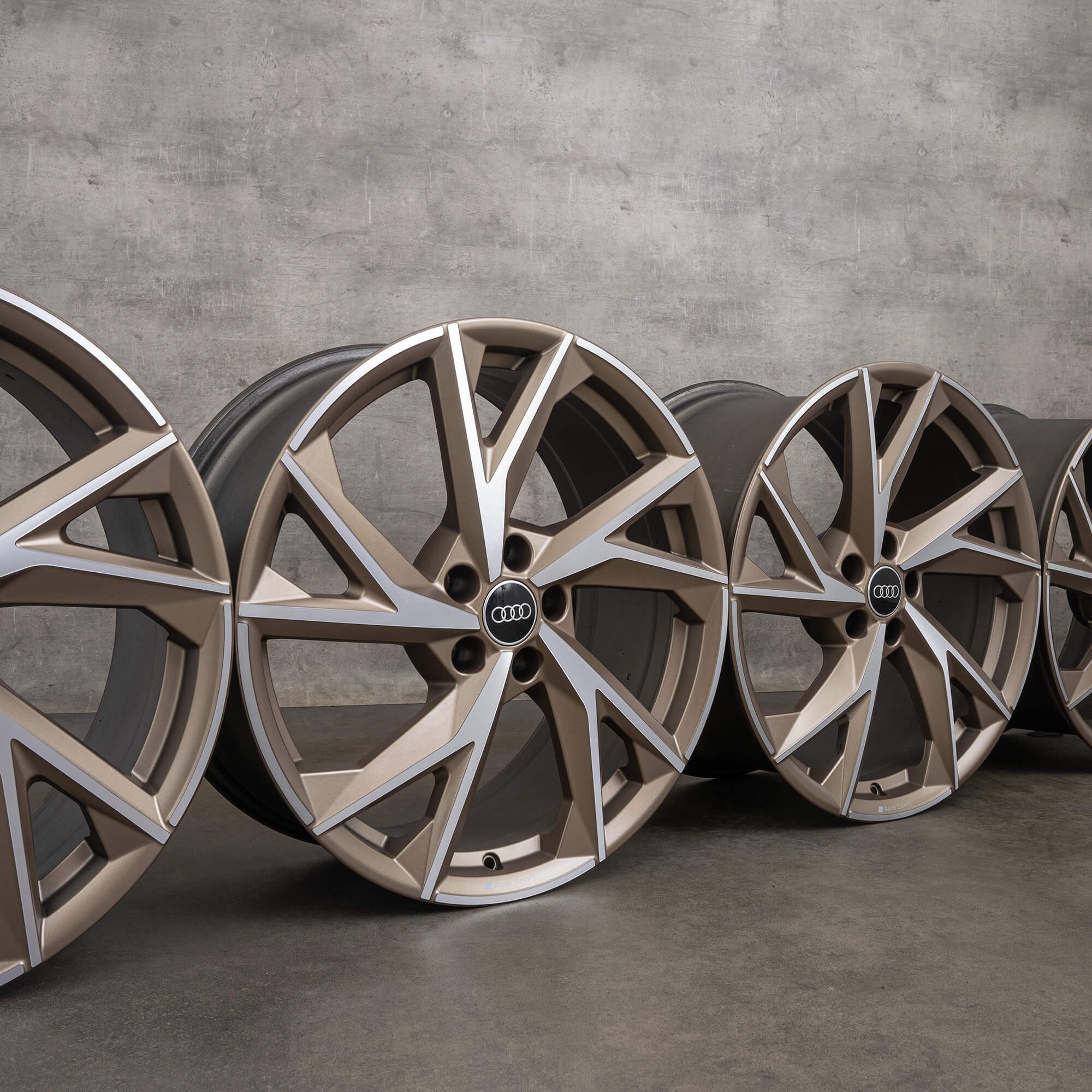 Audi R8 4S V10 20 inch rims 4S0601025BS 4S0601025BR bronze matt gloss turned