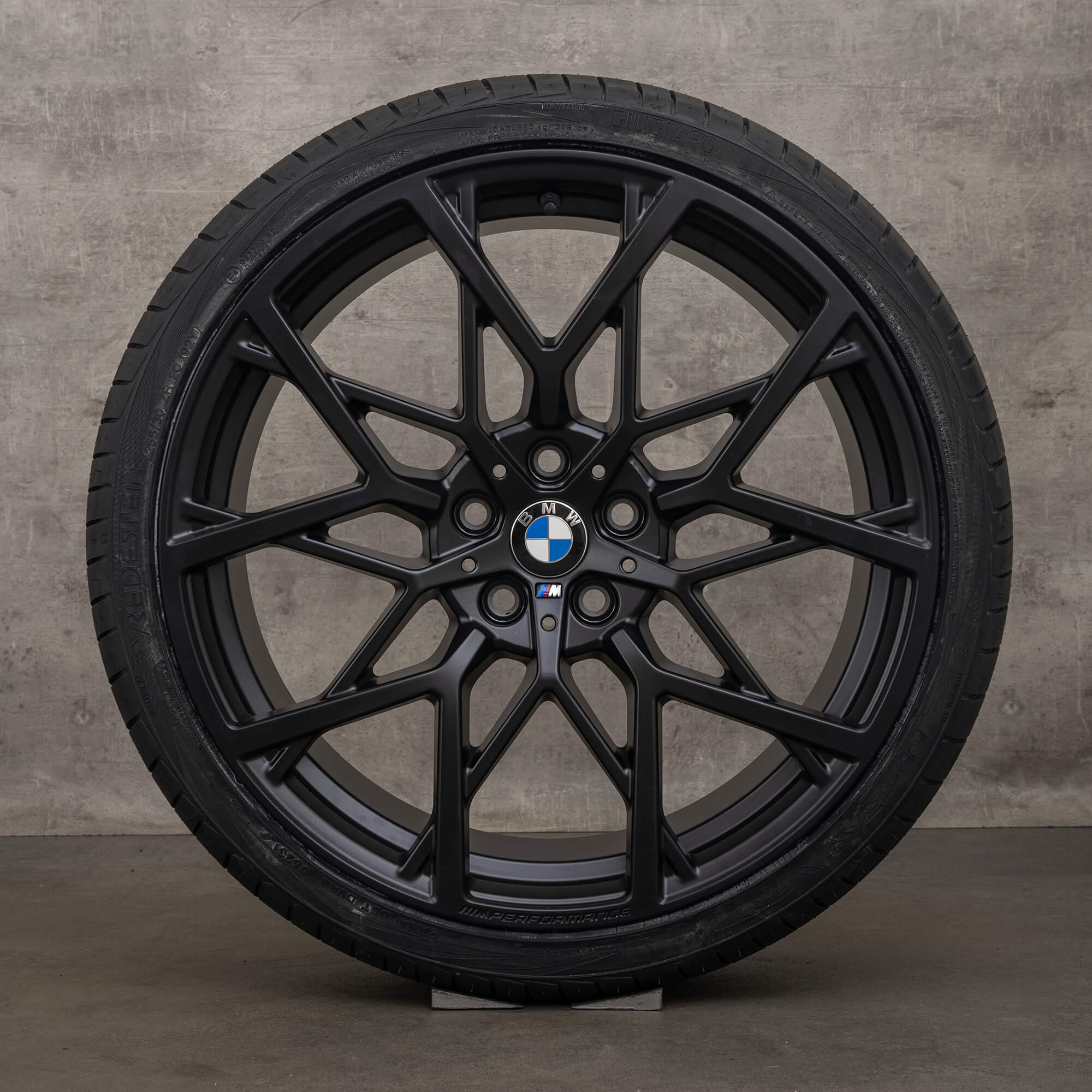 Original BMW Seria 3 G20 G21 Jante 20 inch 795 M roți de vară 6893514 6893515 jante aluminiu negre