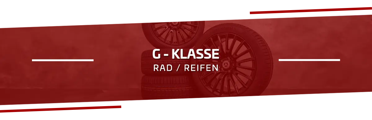 Rad-Reifenkombinationen Mercedes G-Klasse