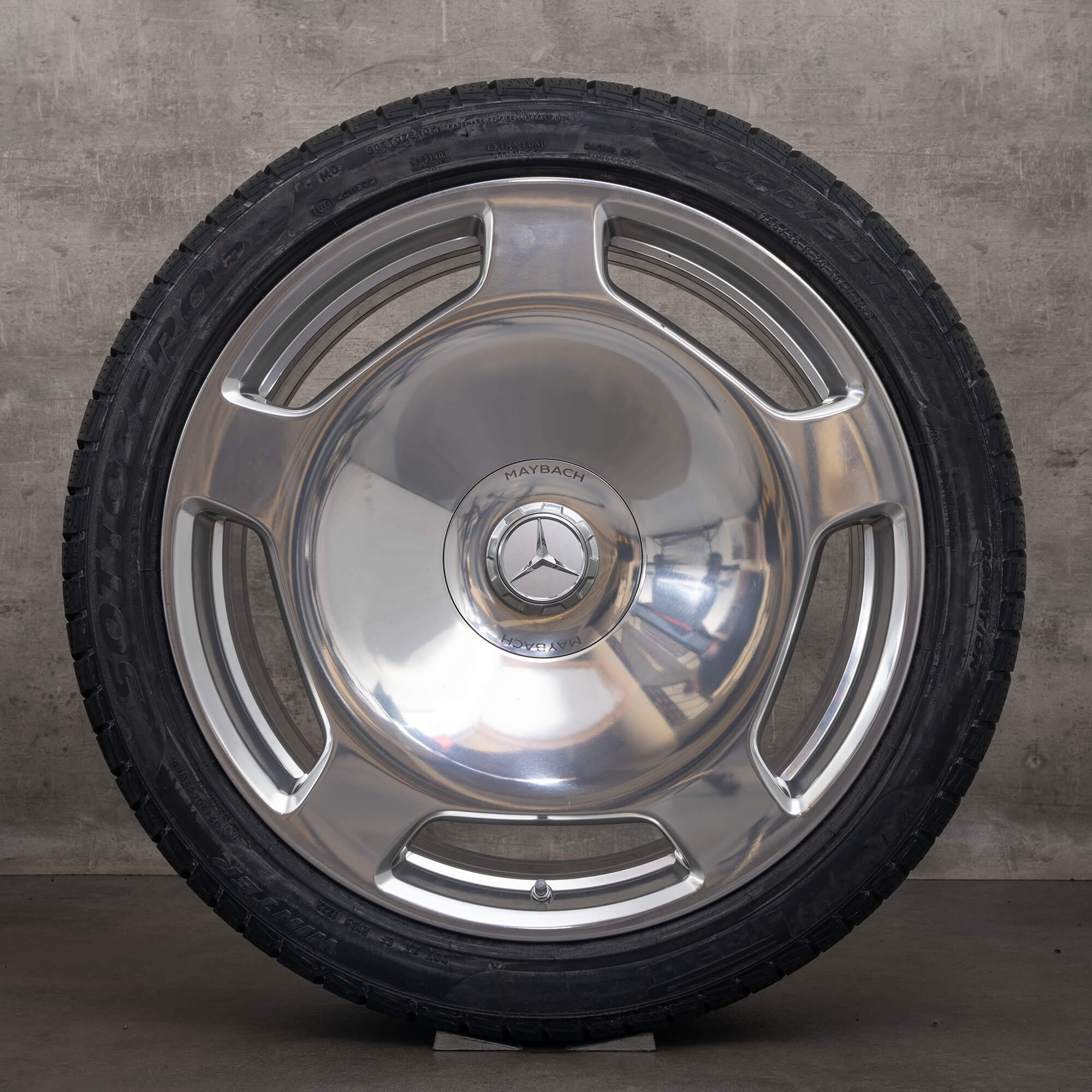 Jante originale Mercedes Maybach Clasa S 20 inch Z223 roți de iarnă A2234014200 A2234014300 cromate