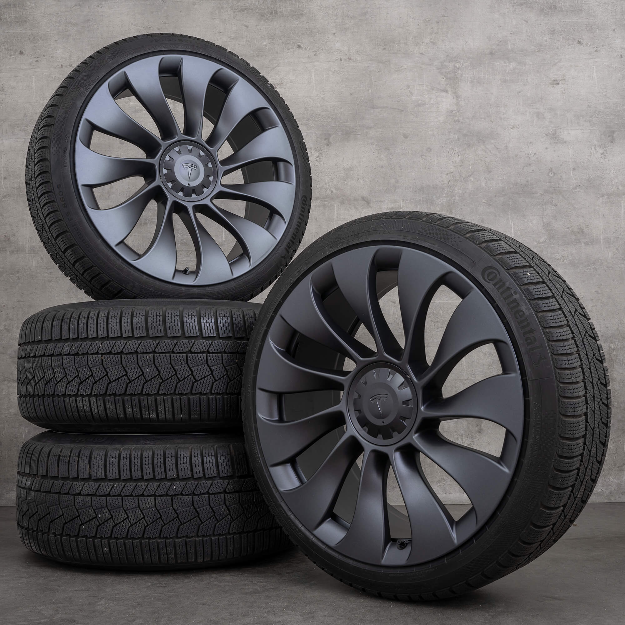 Tesla Model Y winter wheels 21 inch rims overturbine tires