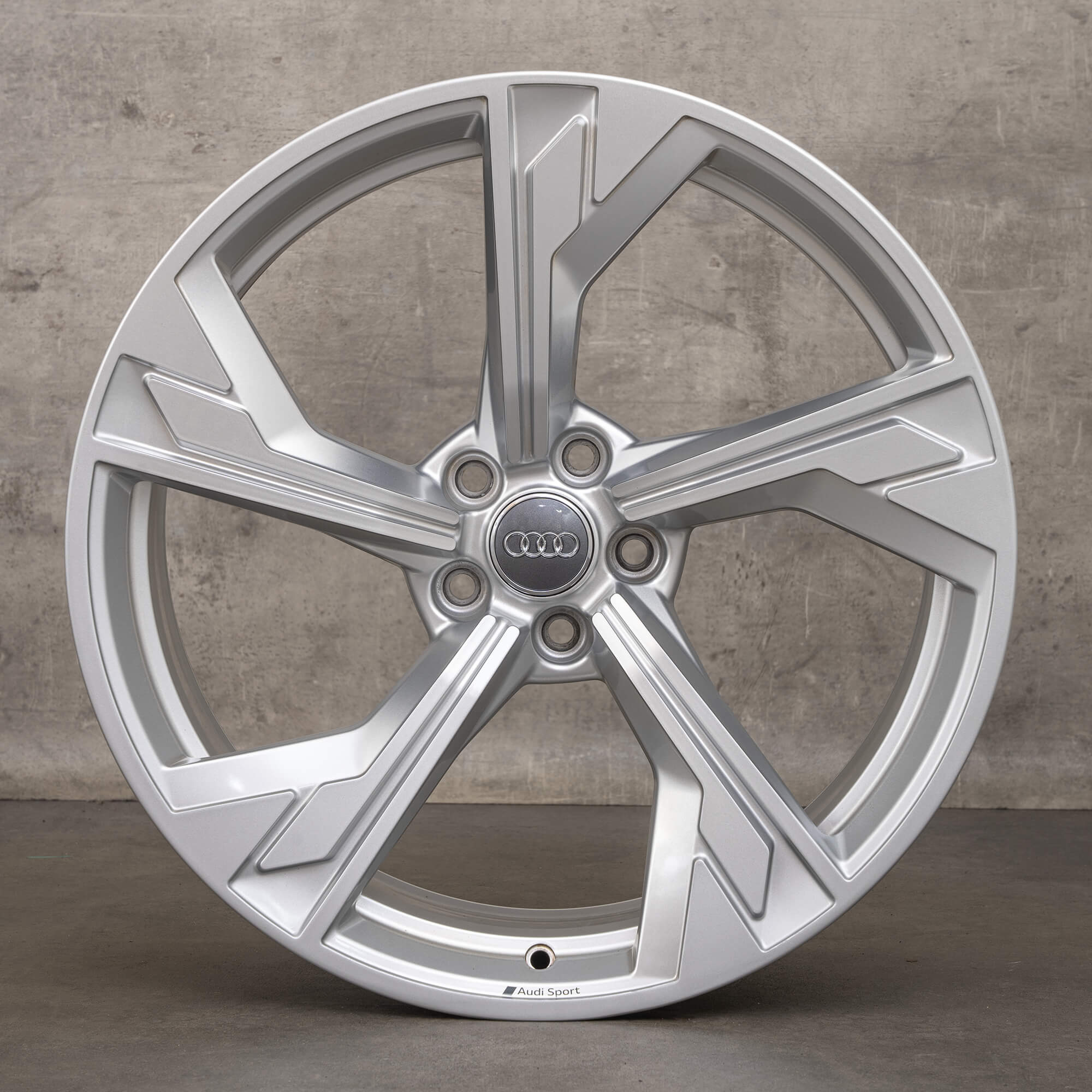 OEM Audi RS4 B9 RS5 F5 20 inch 8W0601025DT rims silver aluminum 9.0x20 ET22