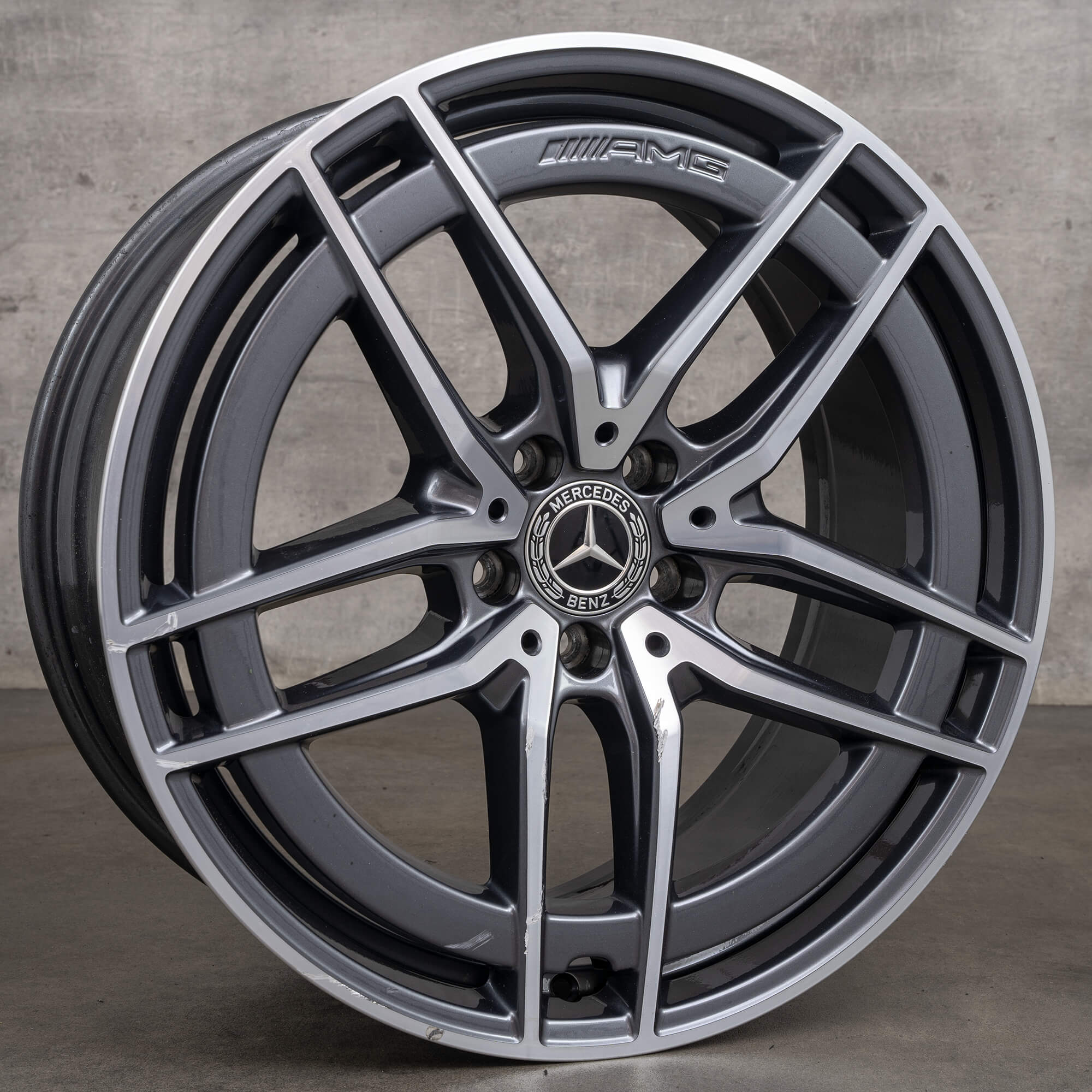 AMG Mercedes SL43 SL55 SL63 R232 20 inch velg A2324012100 Himalaya grijs