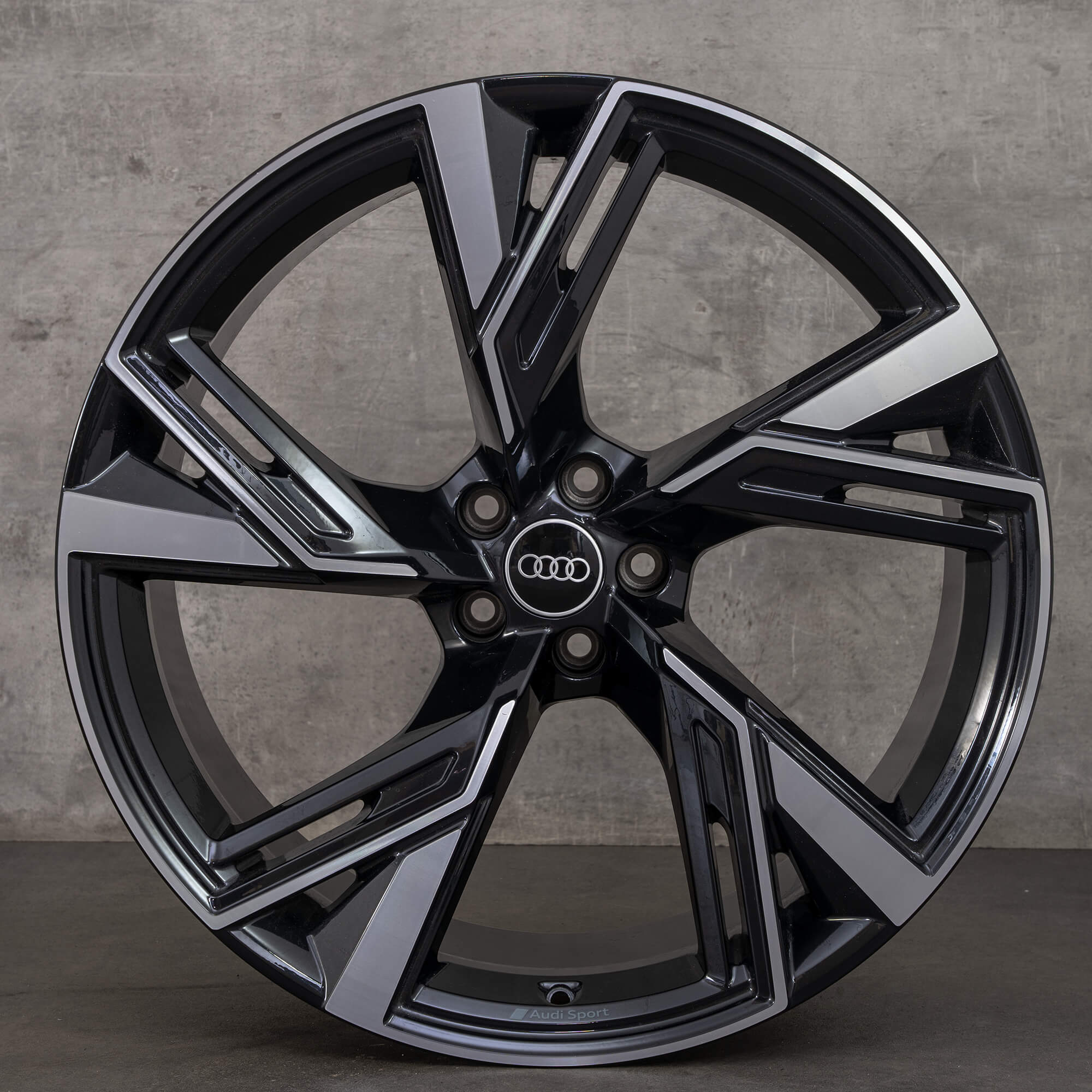 Audi 22 inch rims RS6 RS7 4K C8 alloy 4K0601025BL trapezoidal design