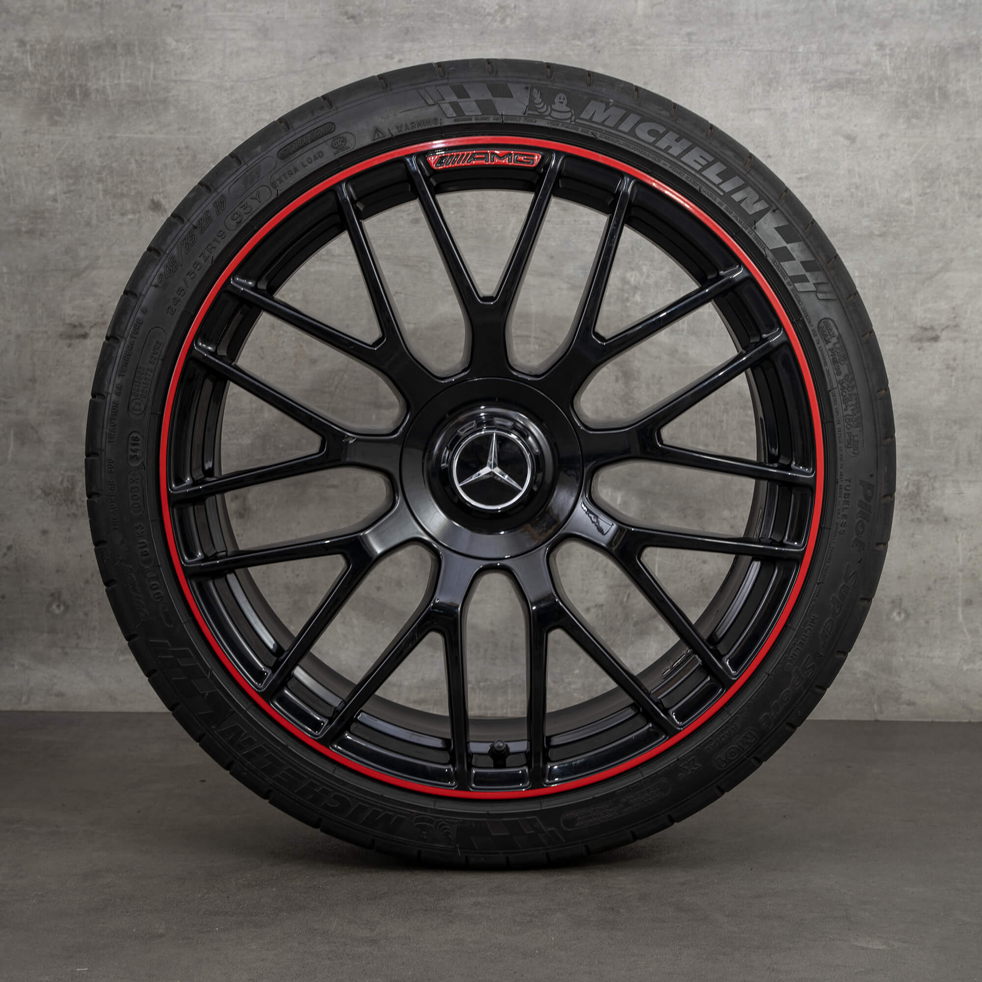 AMG Mercedes Benz jantes 19 pouces C63 S W205 S205 pneus été roues été