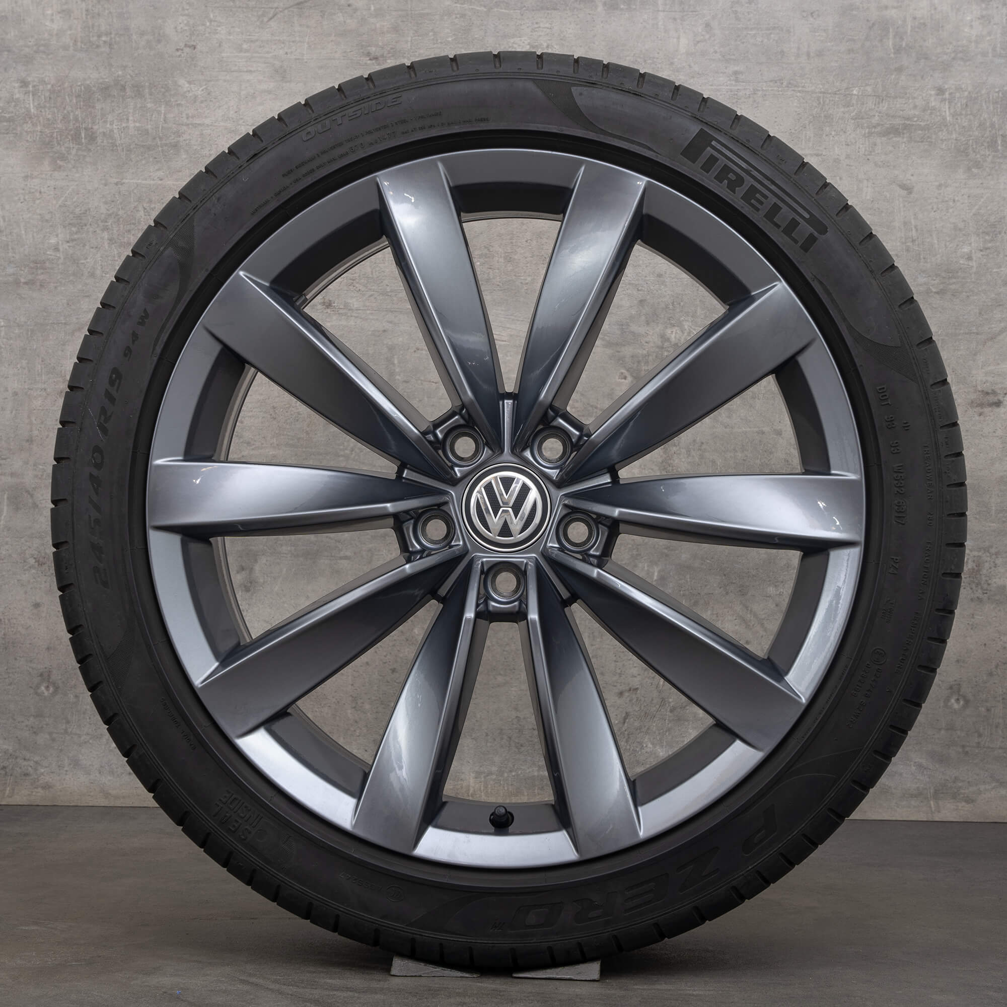 Rodas de verão VW Arteon Passat Alltrack 3G B8 Pneus Somer Jantes 19 polegadas