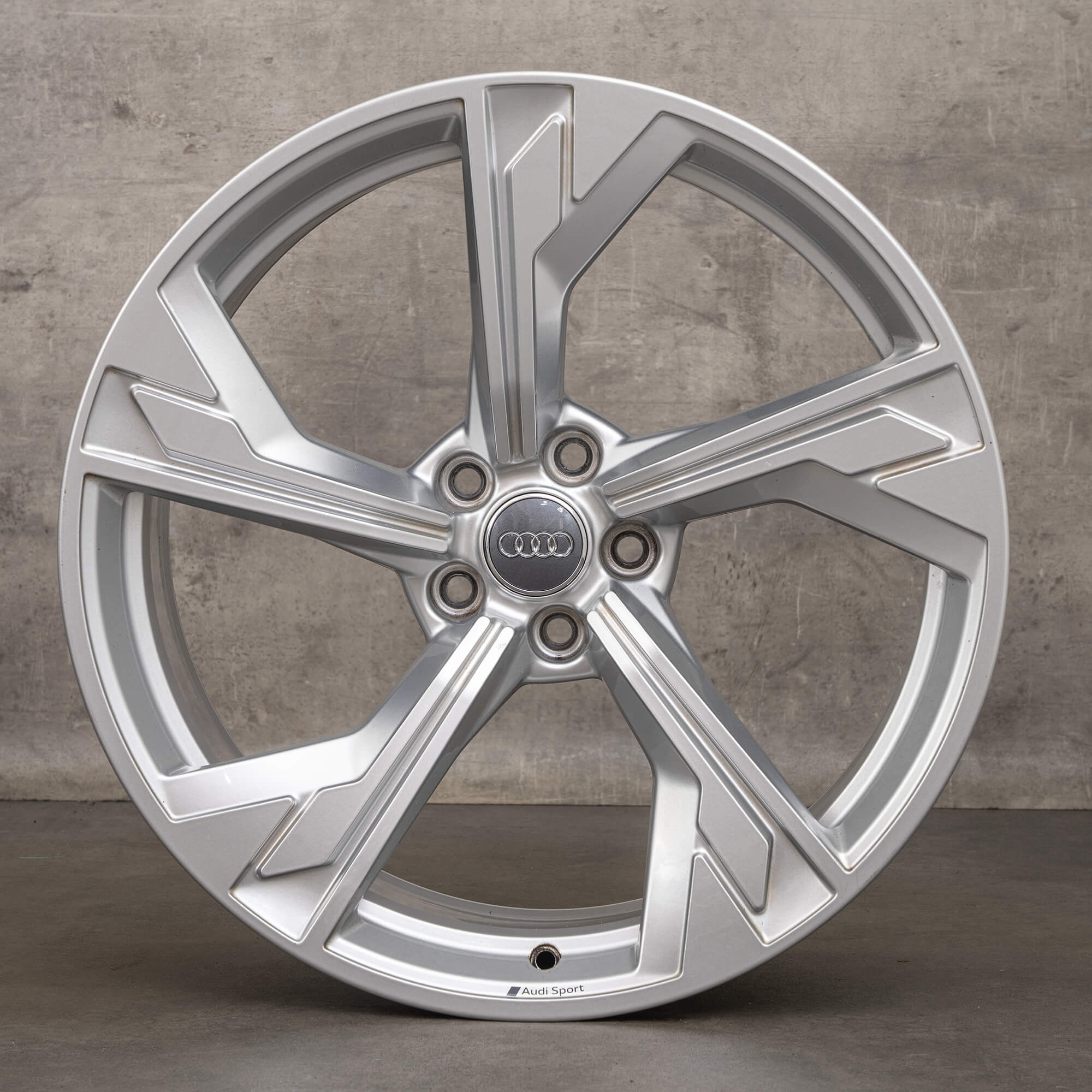 Originele Audi RS4 B9 RS5 F5 20 inch 8W0601025DT velgen zilveren aluminium