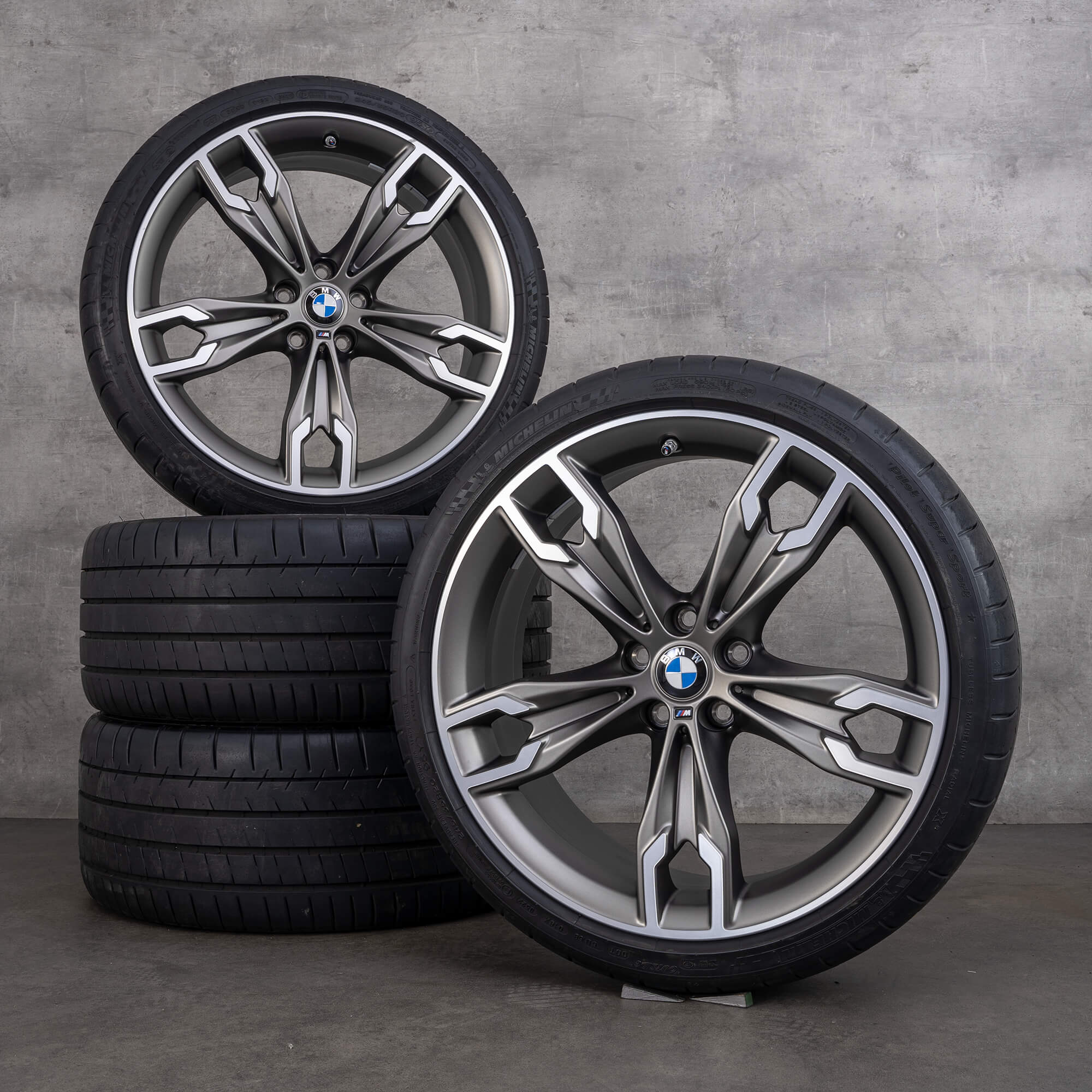 BMW 5er G30 G31 668 M summer tires 20 inch wheels rims 7855087 75855088