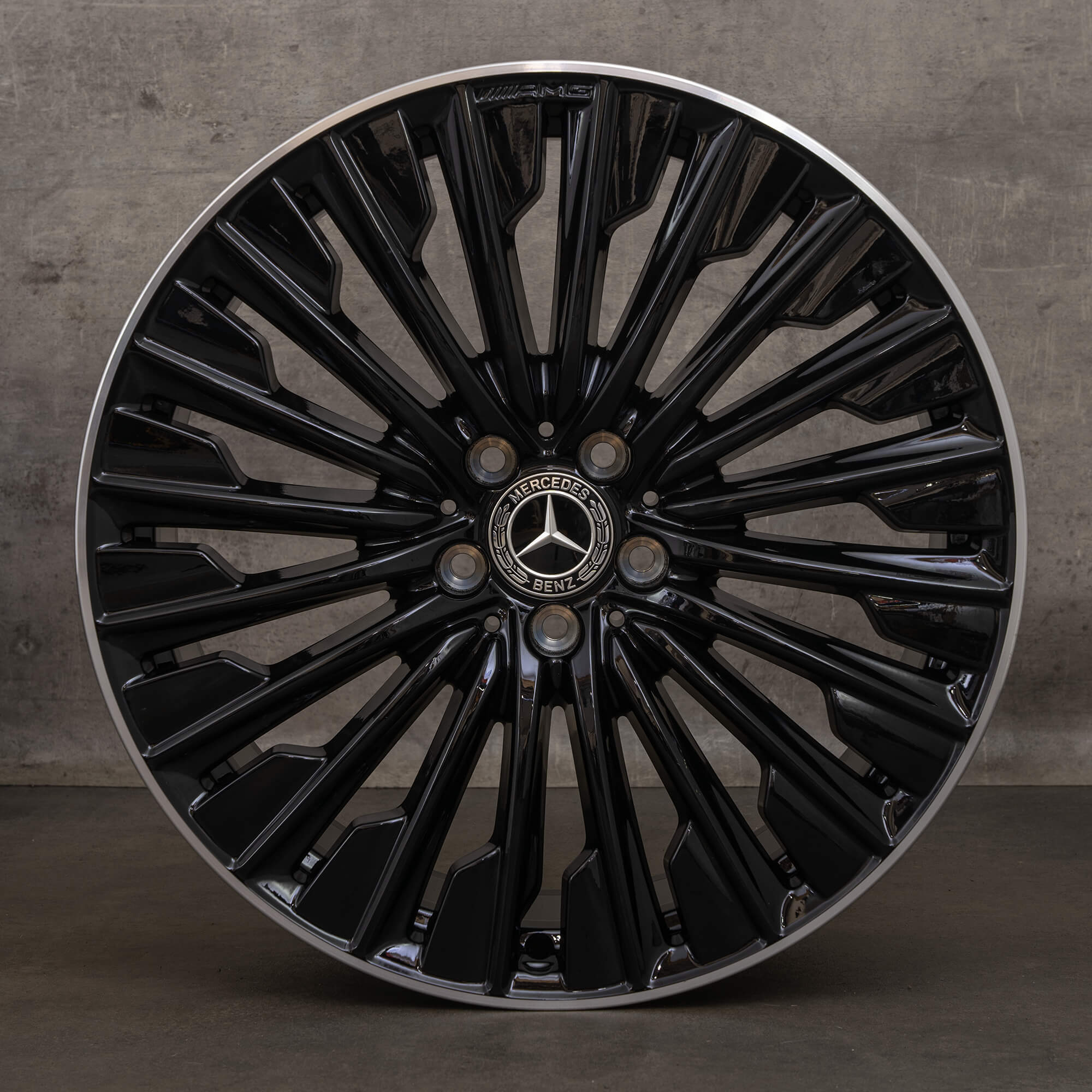 Originele Mercedes Benz E-Klasse AMG velgen 20 inch W214 S214 A2144010500 A2144010600 zwart glans NIEUW