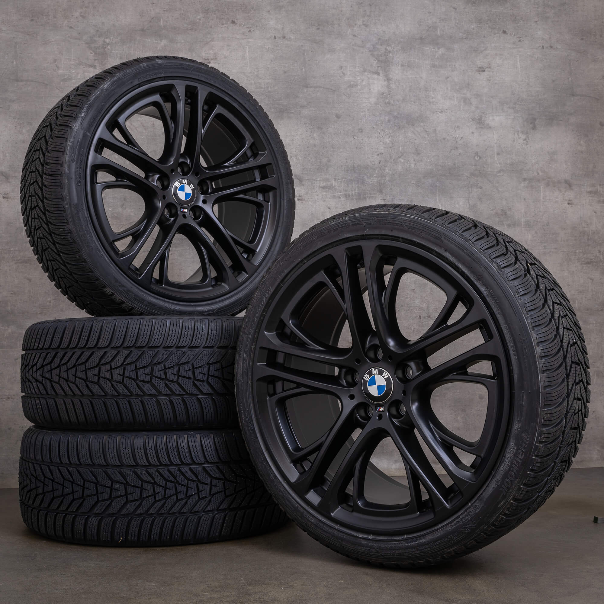 Original BMW X3 X4 Winter wheels 20 pouces F25 F26 Styling jantes 310 M 6787582 6787583 black matt