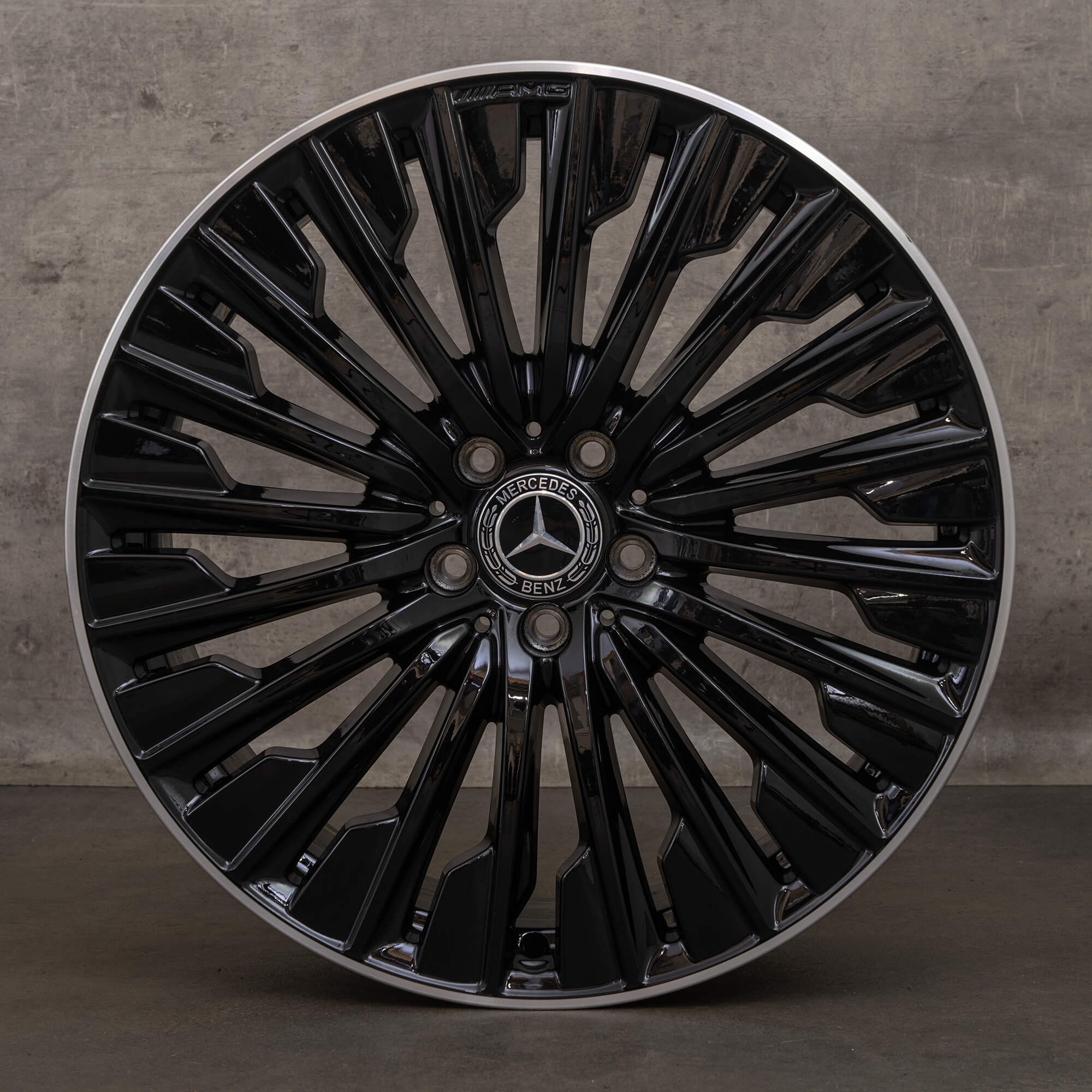 Originele Mercedes Benz E-Klasse AMG velgen 20 inch W214 S214 A2144010500 A2144010600 zwart glans NIEUW