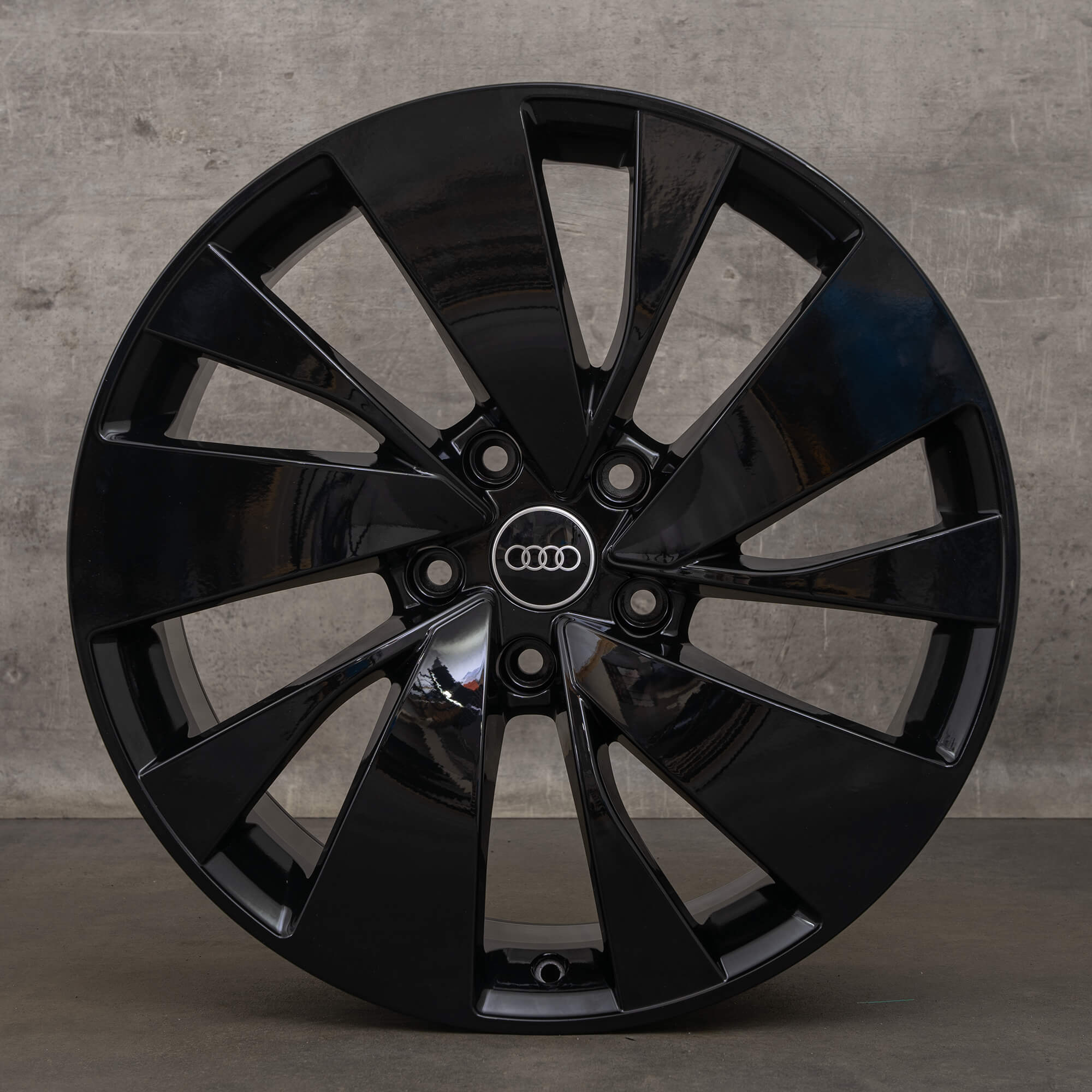 Jantes originais Audi Q6 SQ6 e tron GF 20 polegadas 85H601025Q 85H601025P preto