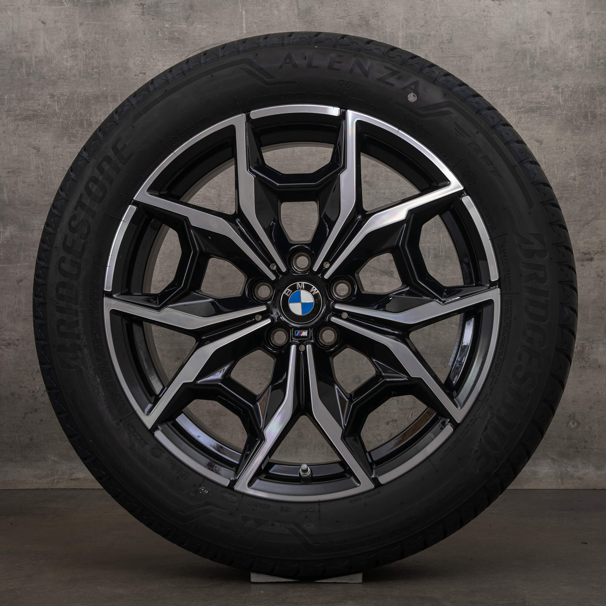 OEM BMW X3 X4 winter wheels 19 inch G01 G02 rims Styling 887 M 7916263 black high gloss