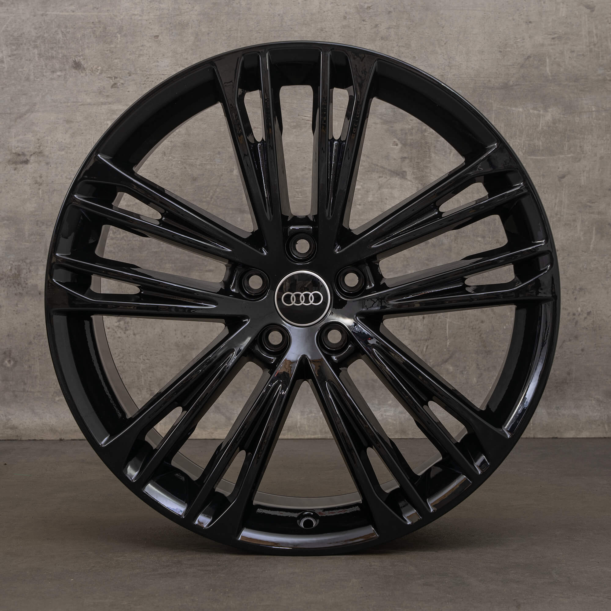 Original Audi A7 S7 4K C8 20 inch rims 4K8601025F black high gloss ET30