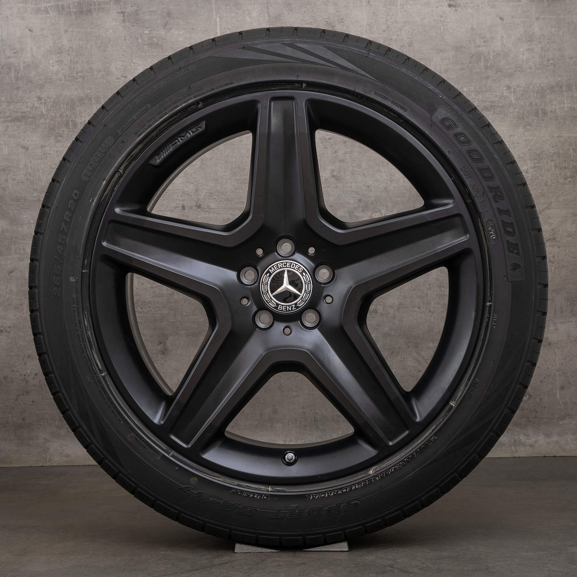 AMG Mercedes Benz M ML W166 summer wheels 20 inch rims A1664012002