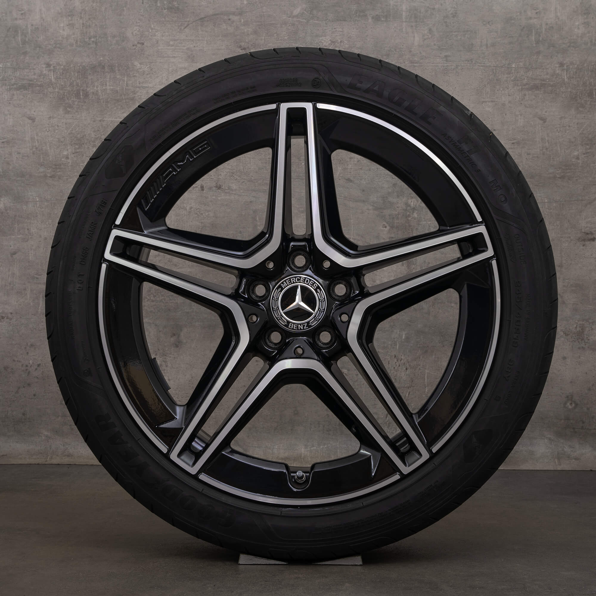 Originele Mercedes Benz AMG CLS velgen 19 inch W257 C257 zomerwielen A2574011500 A2574011600 zwart hoogglans