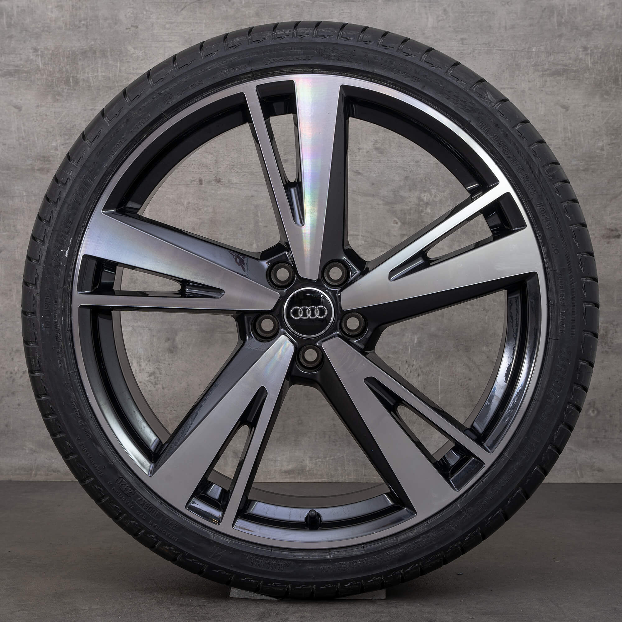 Audi 21 inch rims A6 S6 4K C8 Blade summer tires wheels 4K0601025AG NEW