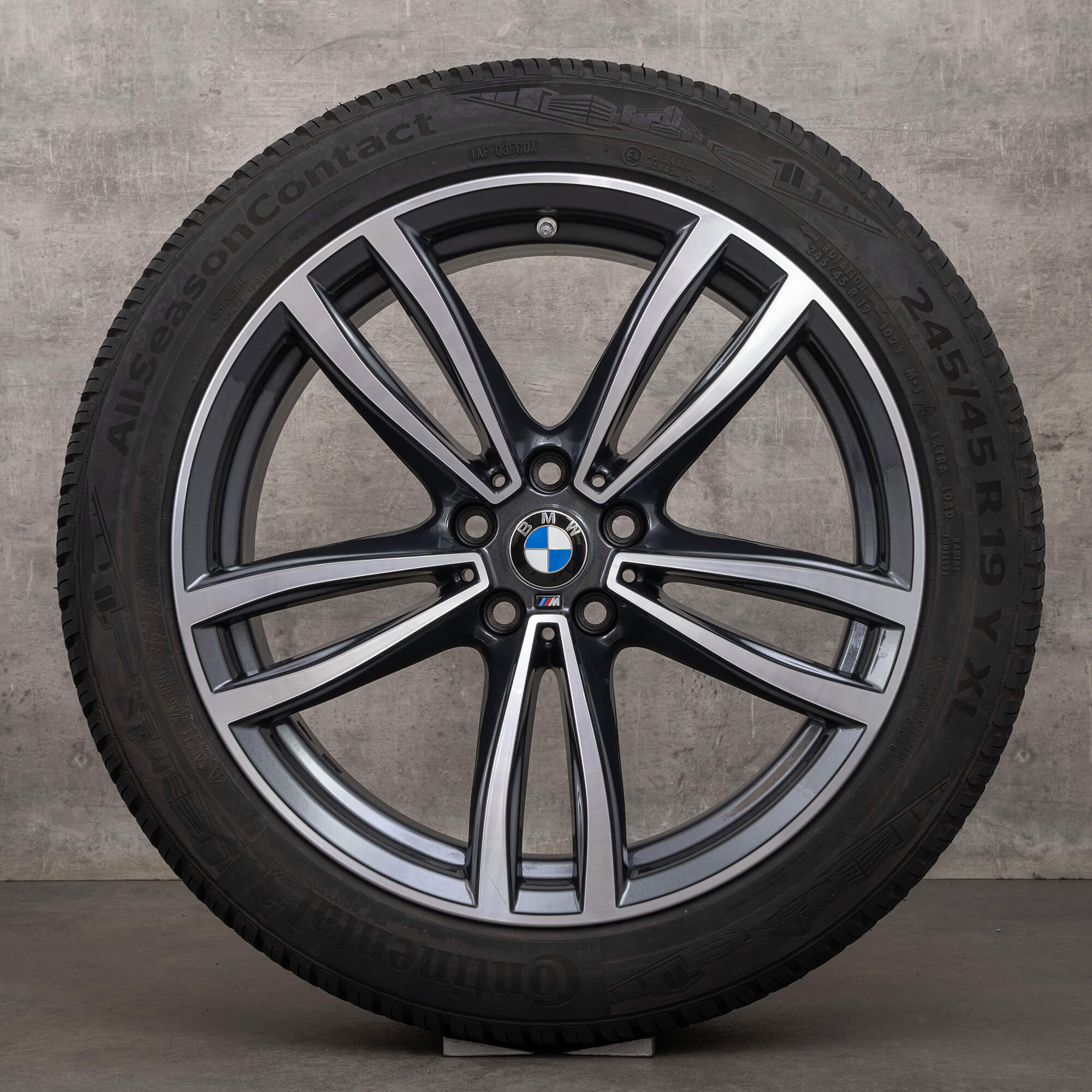 BMW 6-serie GT G32 7-serie G11 G12 19 tommer helårsdæk fælge all-weather dæk