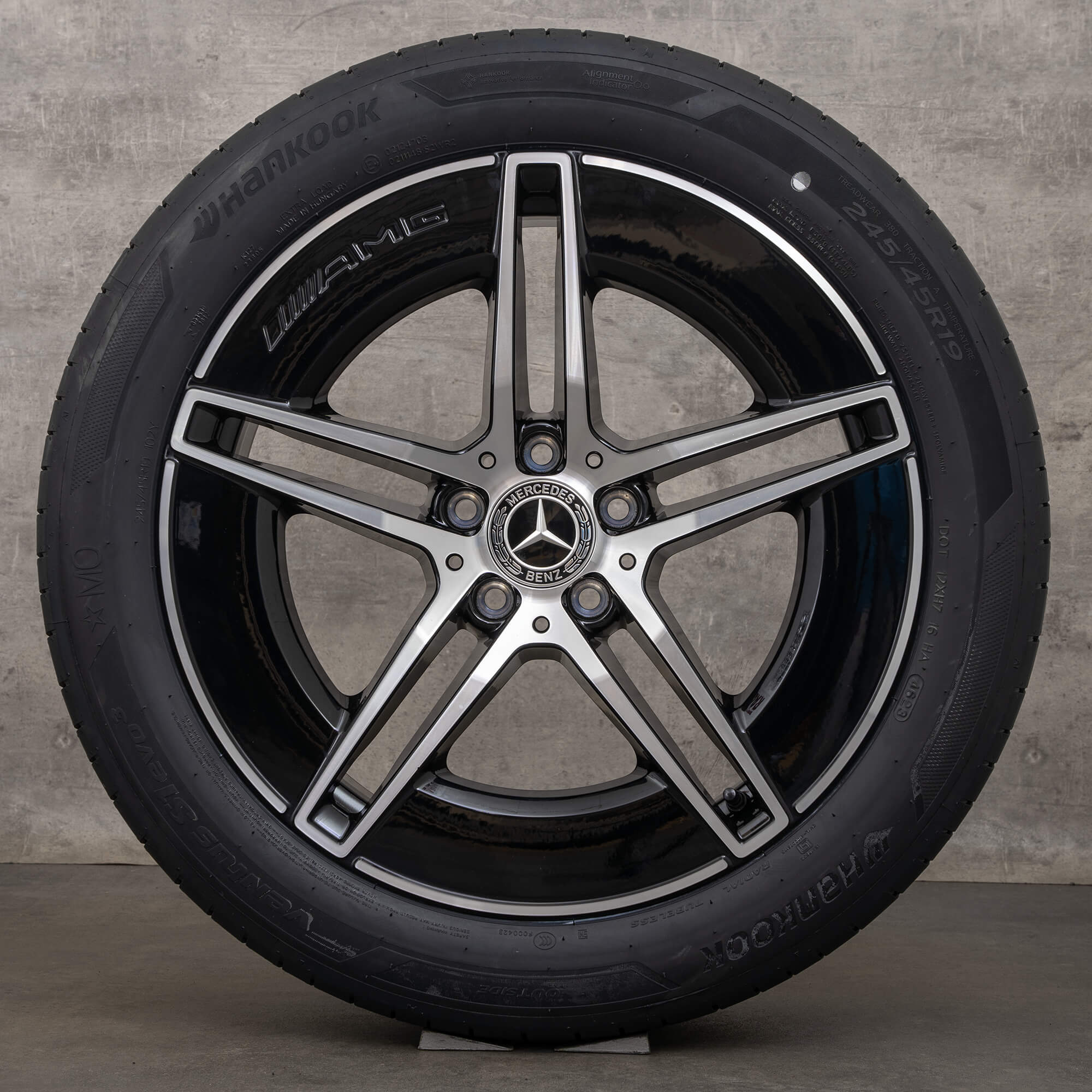 Originele Mercedes AMG W214 S214 19 inch zomerbanden velgen A2144010300 NIEUW