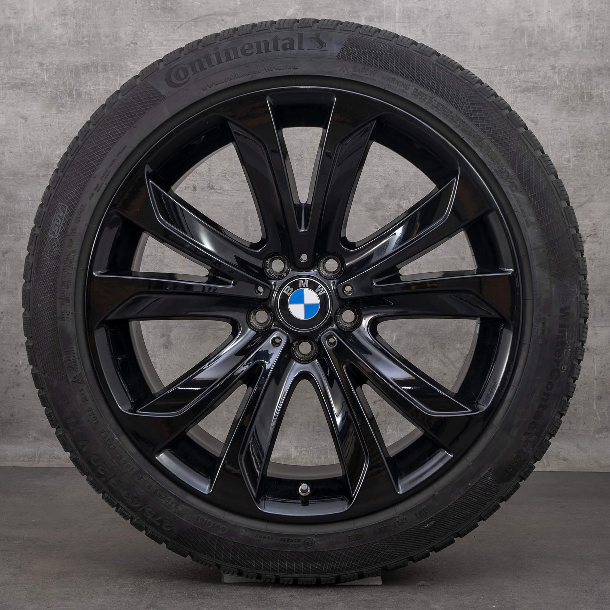 BMW 20-tommers felger X5 E70 F15 X6 F16 vinterdekk komplette vinterhjul 491