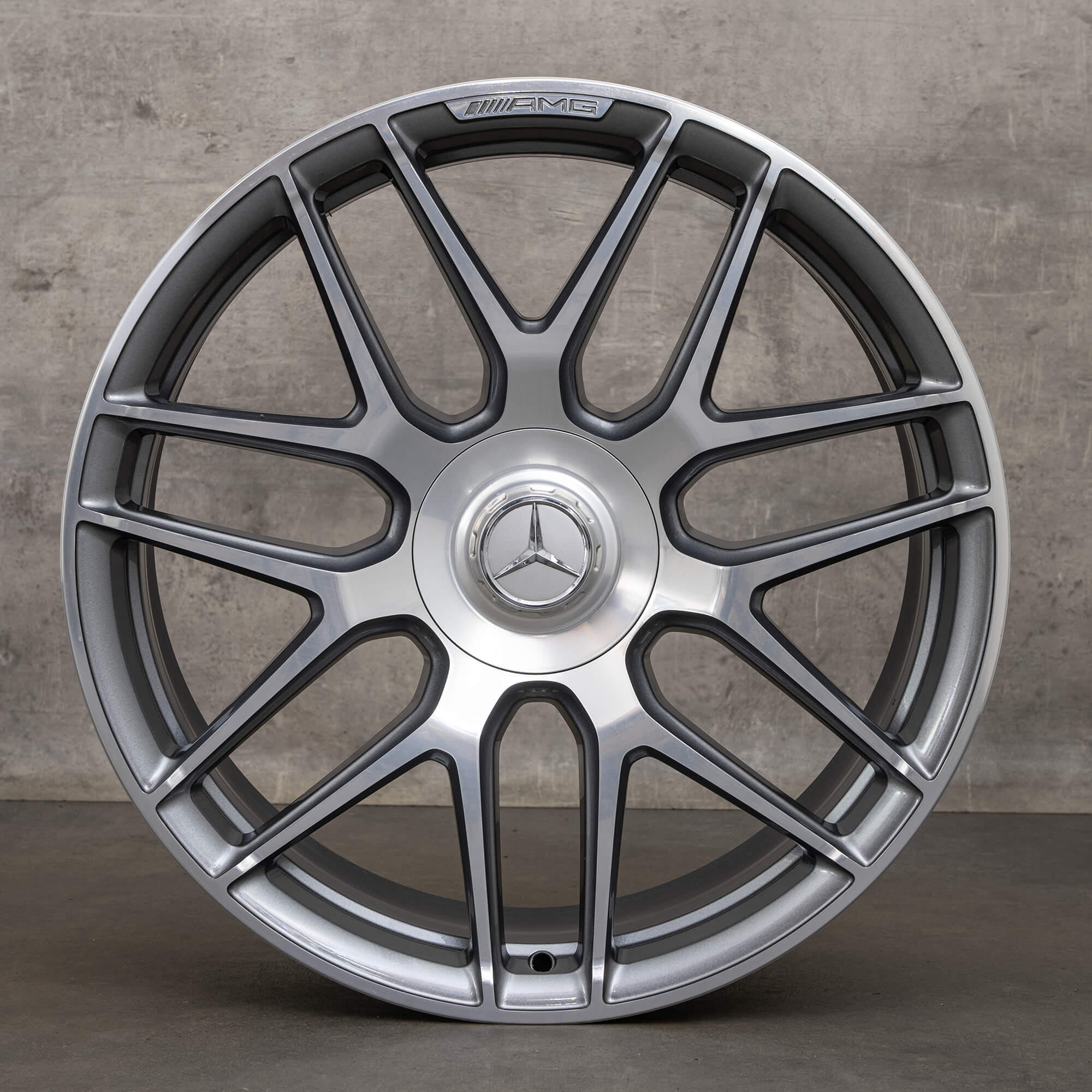 Original Mercedes Benz S-Klasse S63 S65 AMG Felgen 20 Zoll W222 A2224014200 A2224014300 himalaya grey glanzgedreht