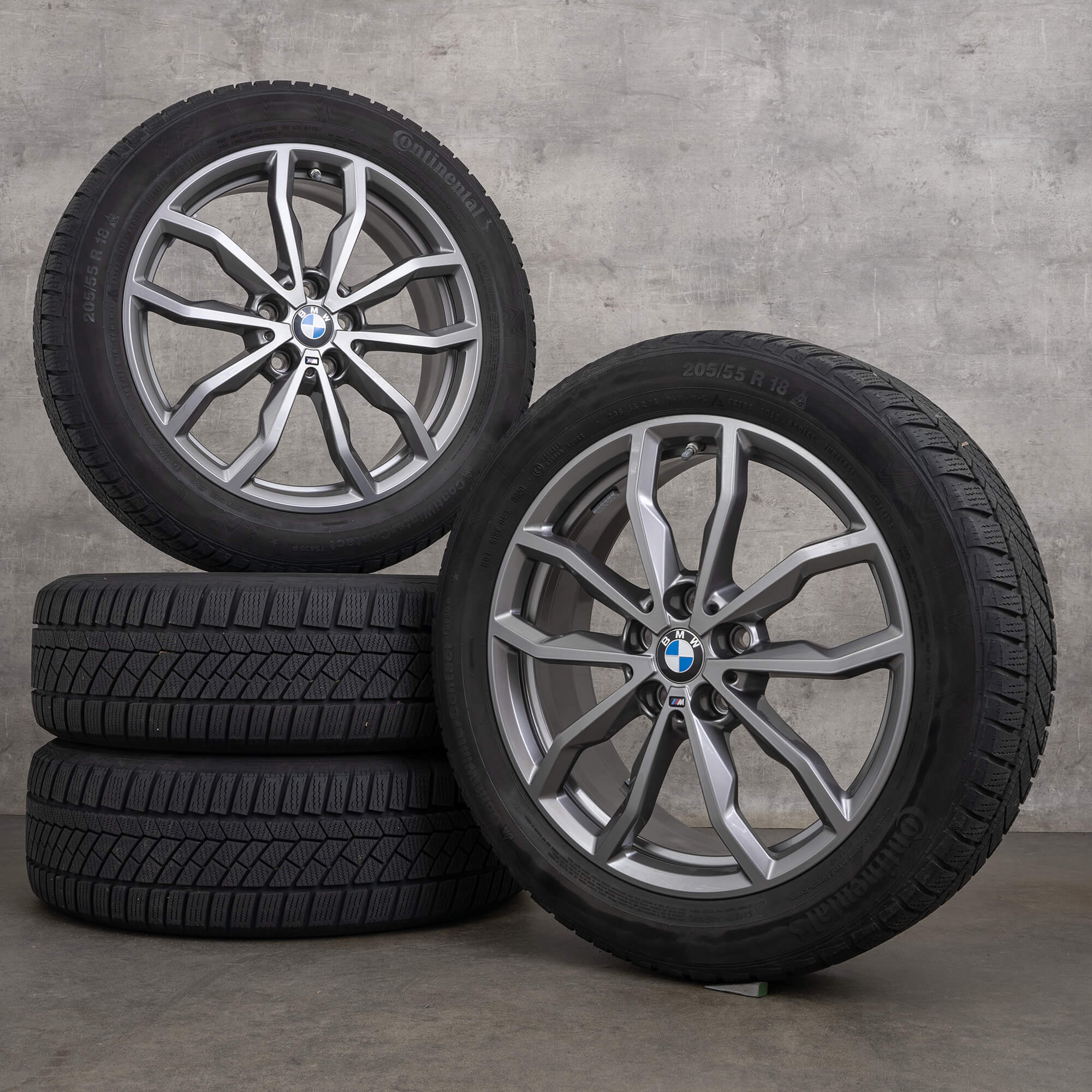 BMW X1 F48 X2 F39 winter wheels 18 inch rims tires 6877550 Styling 771