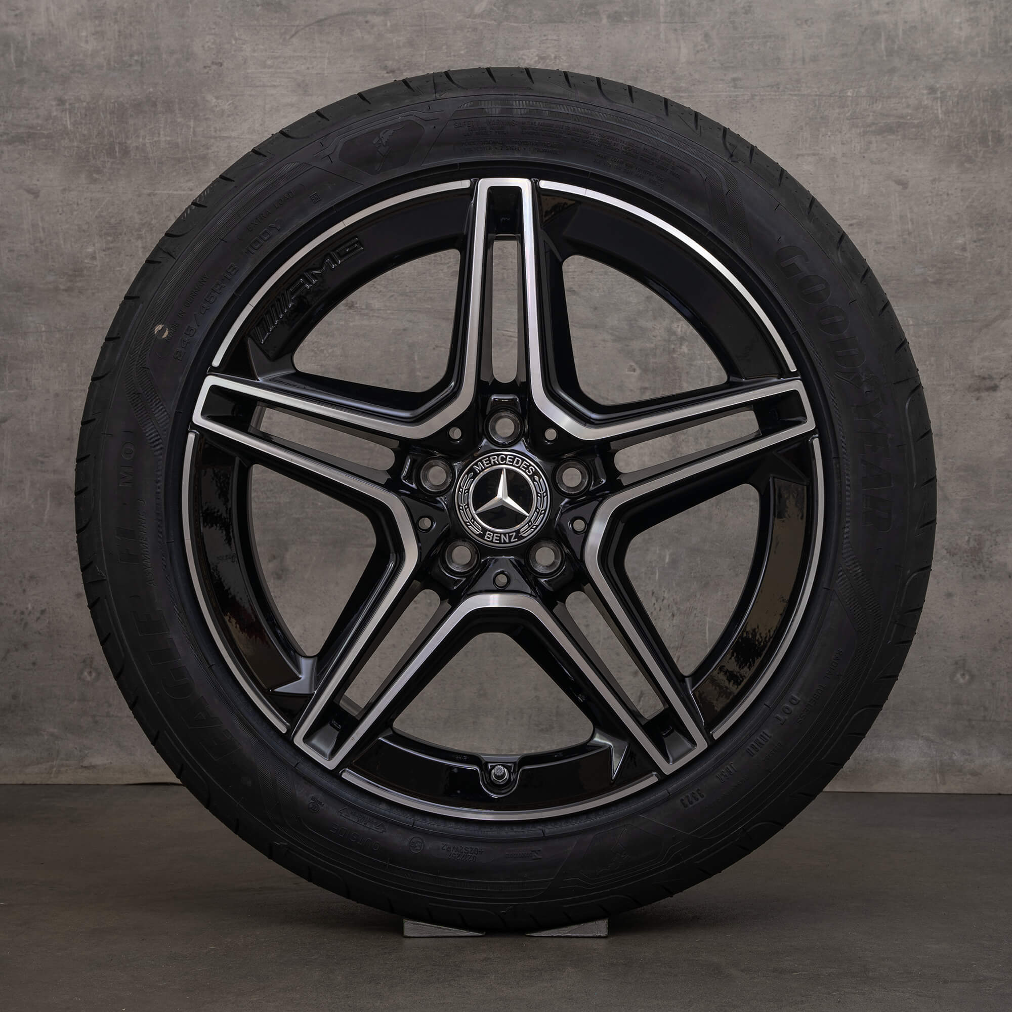 Originele AMG Mercedes Benz E-Klasse velgen 18 inch W213 S213 C238 A238 zomerbanden A2134016300 zwarte zomervelgen NIEUW