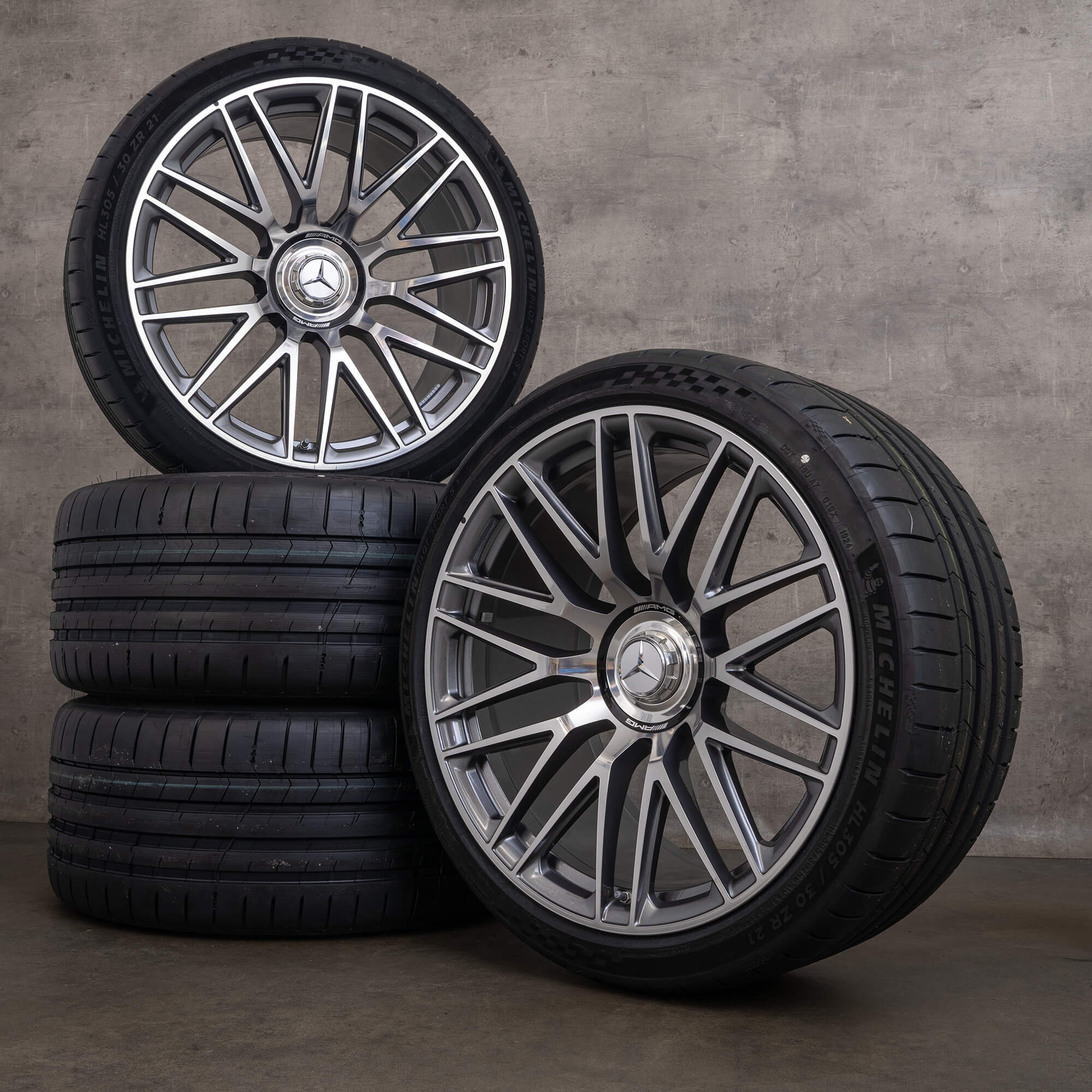 Llantas originales Mercedes Benz AMG GT 21 pulgadas C192 ruedas de verano