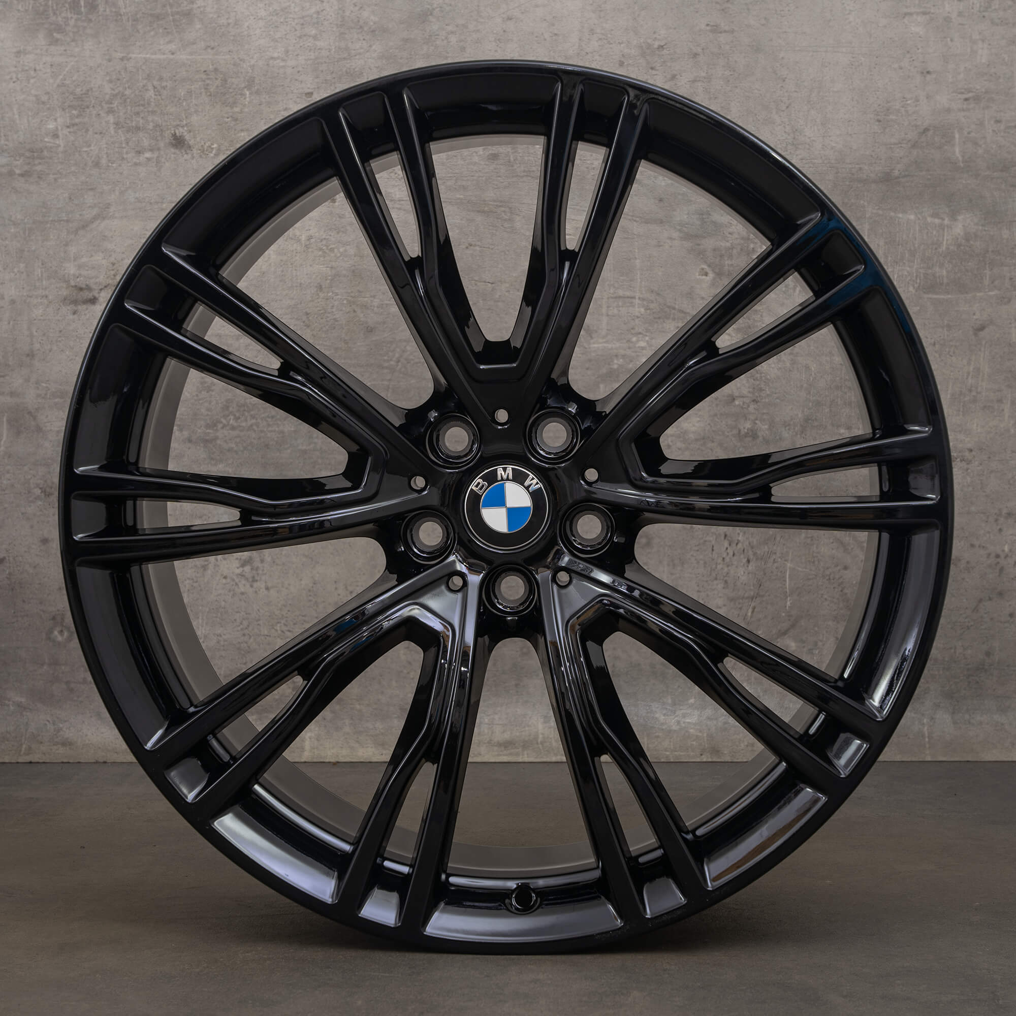 Originální BMW X3 G01 X4 G02 21palcový styl ráfků 726i 8043670 8043671 černá