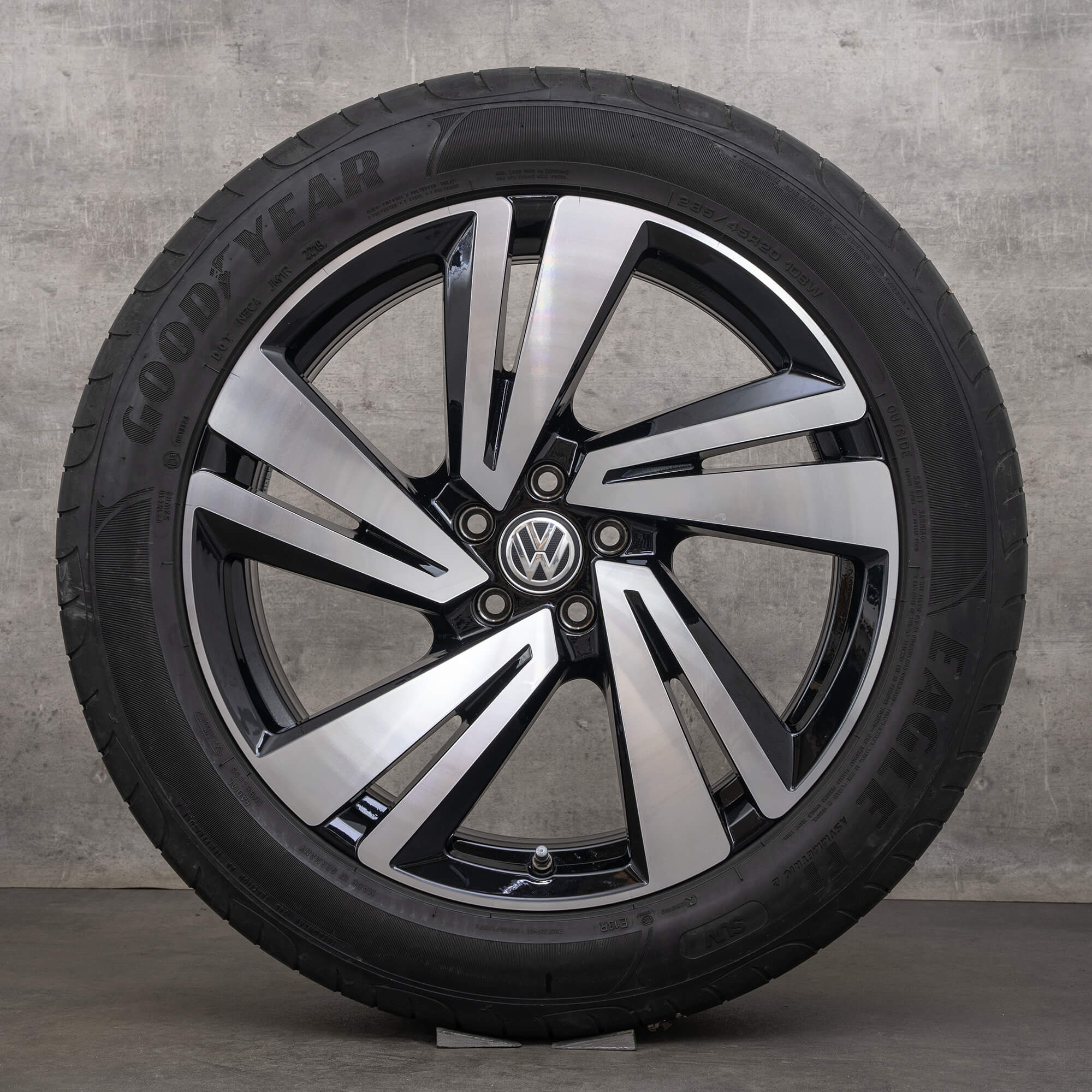 VW Touareg 3 III CR ruedas de verano llantas 20 pulgadas ranuras 760601025AA