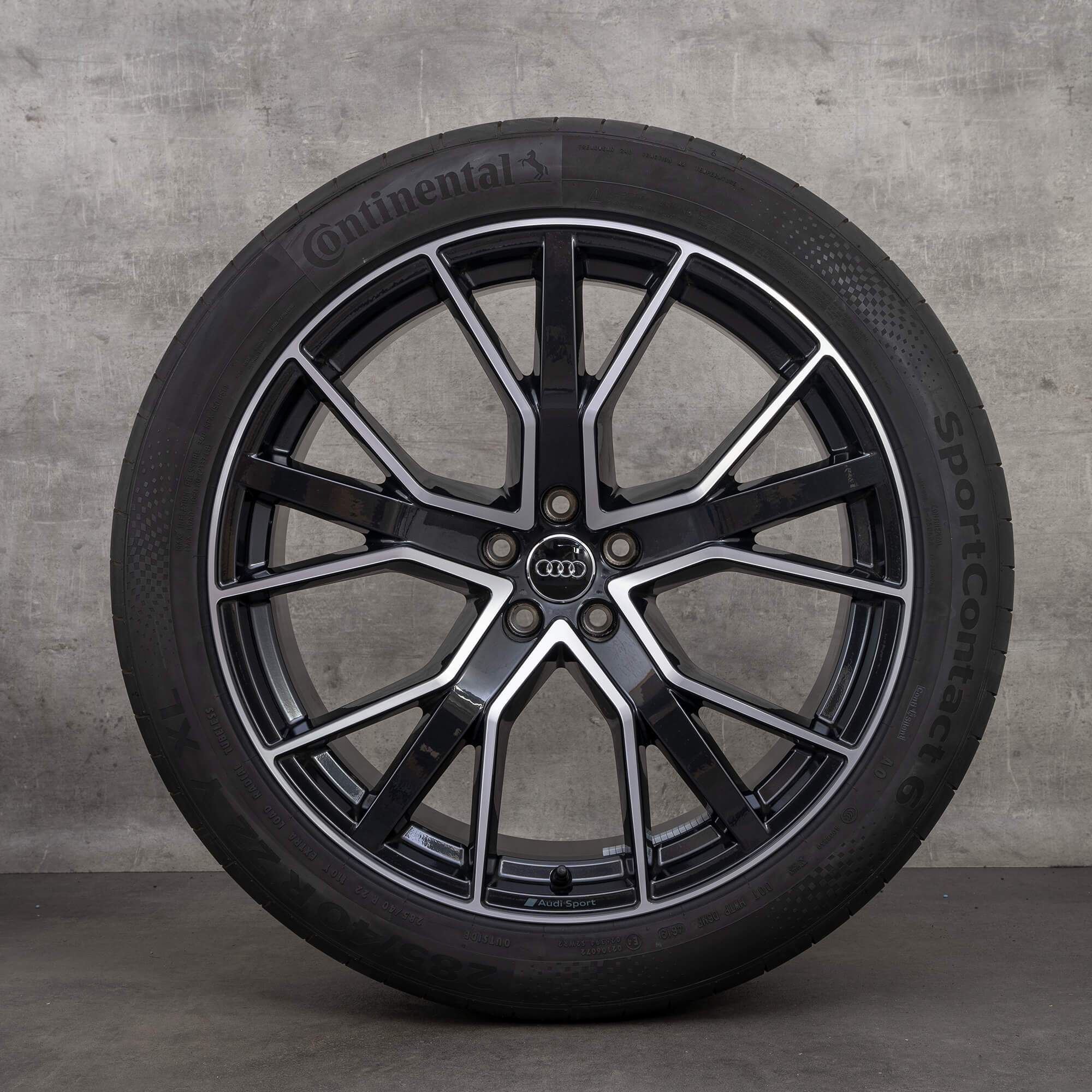 Jante Audi 22 inch Q8 SQ8 4M8 S line anvelope de vară roți 4M8601025Q