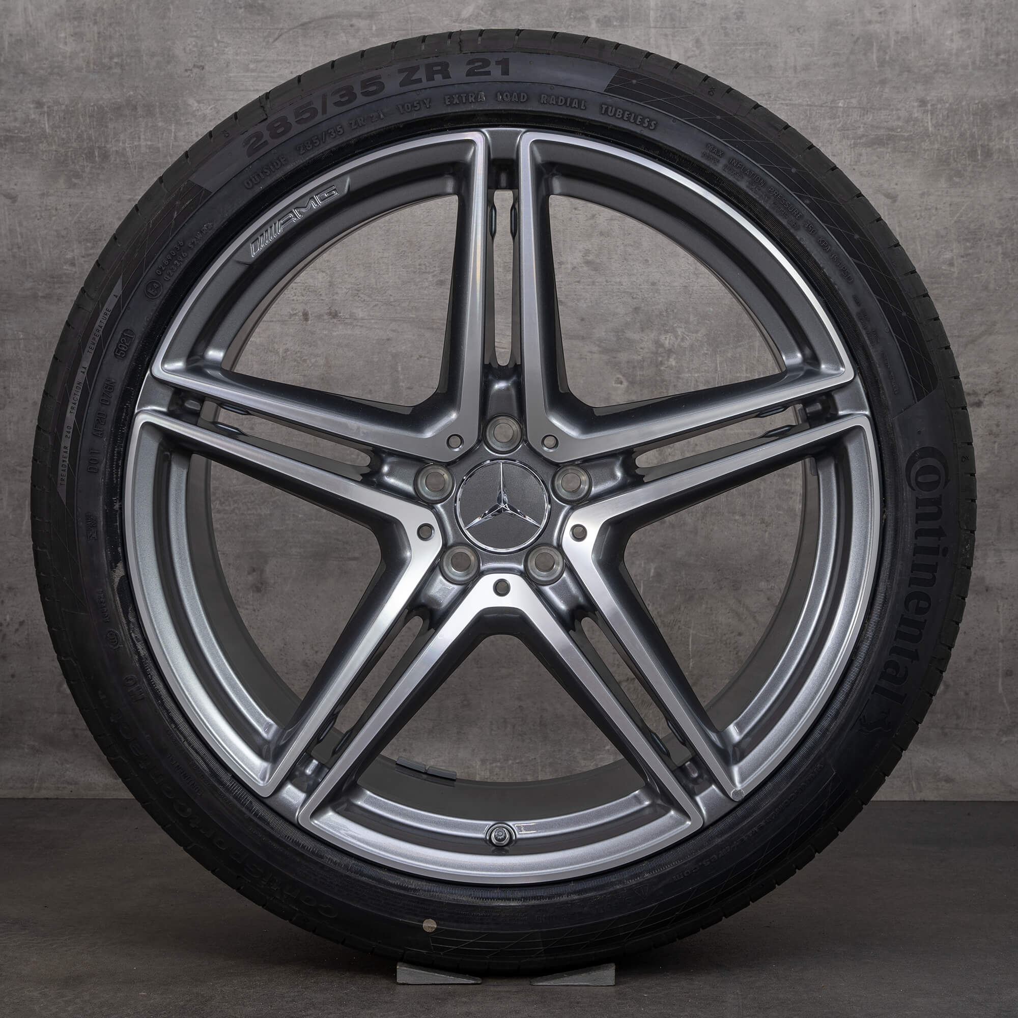 Llantas originales Mercedes S63 AMG W223 E-Performance de 21 pulgadas con