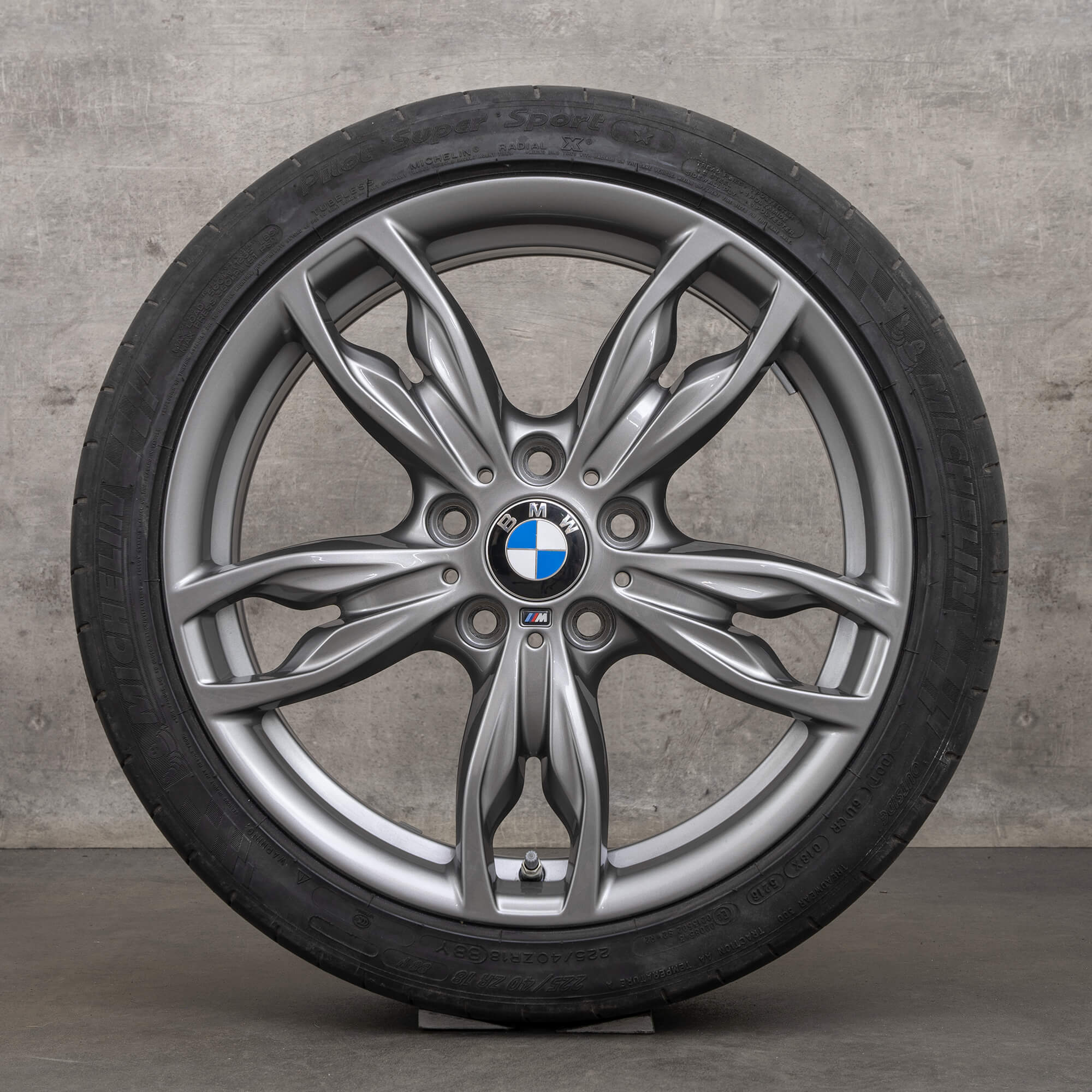 BMW 1 Series F20 F21 2 F22 F23 summer tires wheels 18 inch rims 436 M 7 mm