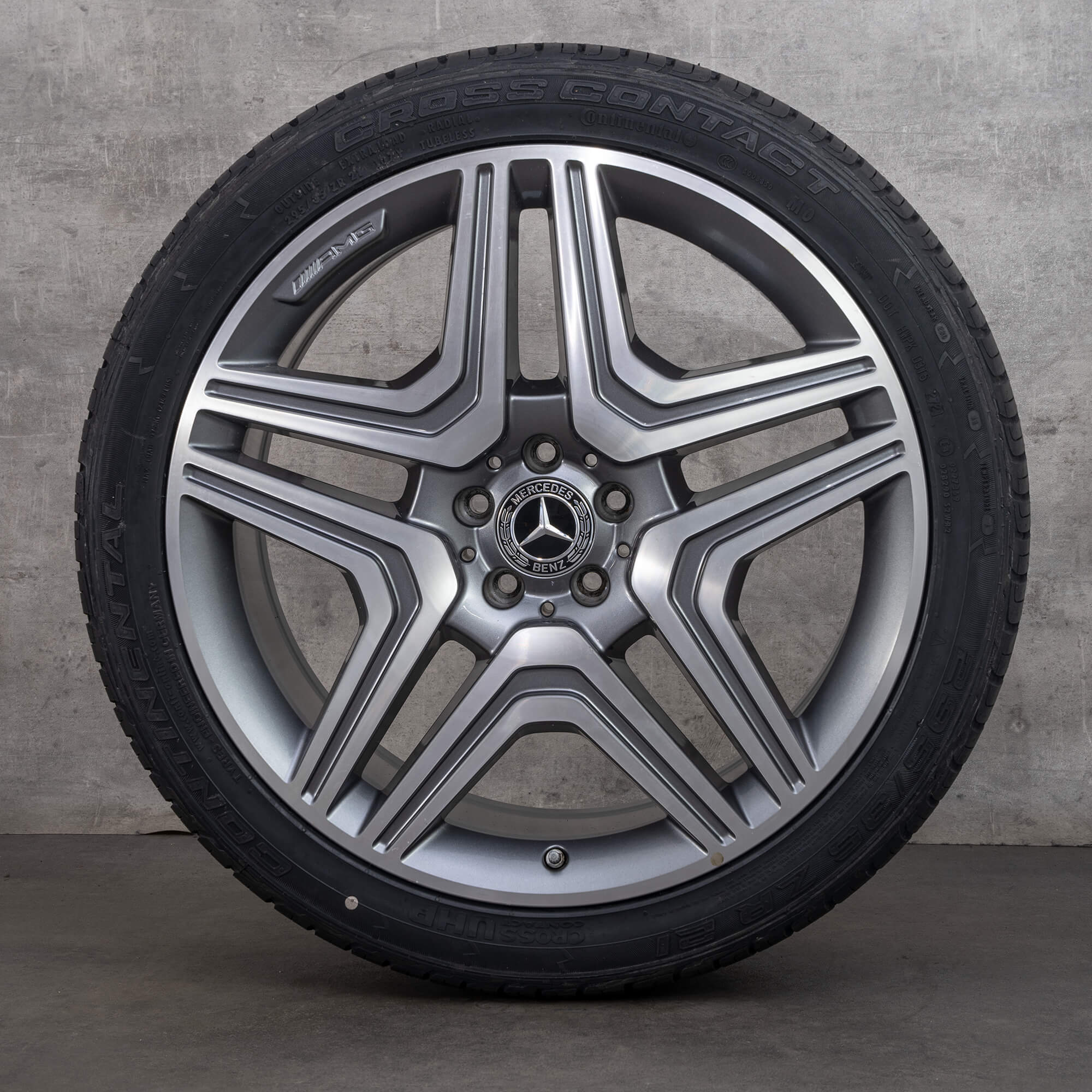 AMG Mercedes Benz ML 63 W166 summer wheels 21 inch rims tires