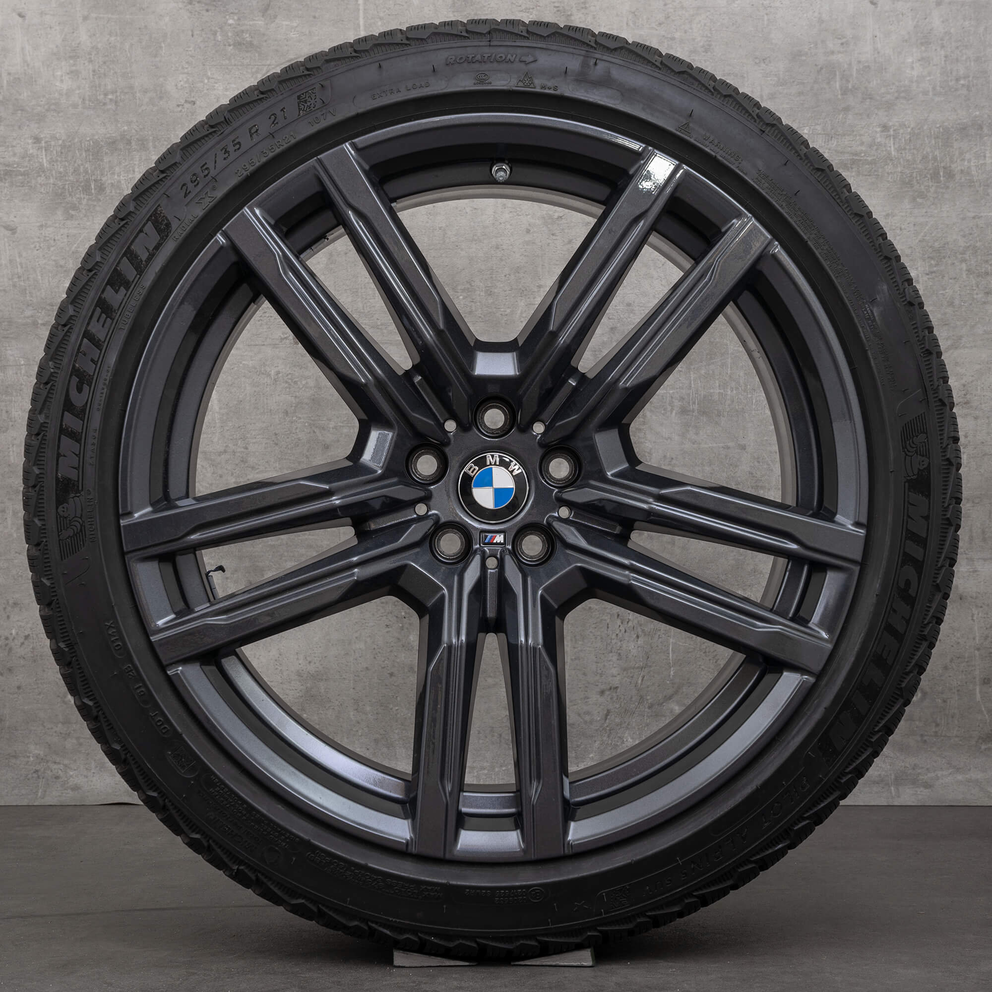 BMW X5M F95 X6M F96 winter wheels 21 inch rims 808 M tires