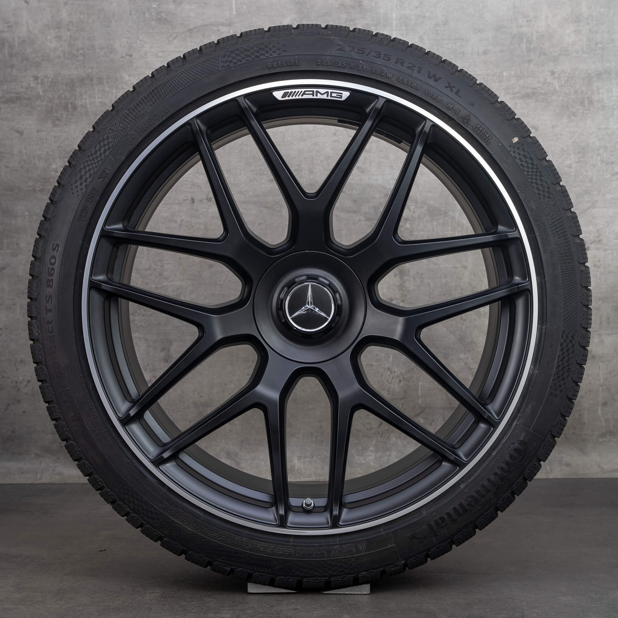 AMG 21 tommer fælge Mercedes GT 43 53 63 S W290 X290 vinterdæk vinterhjul