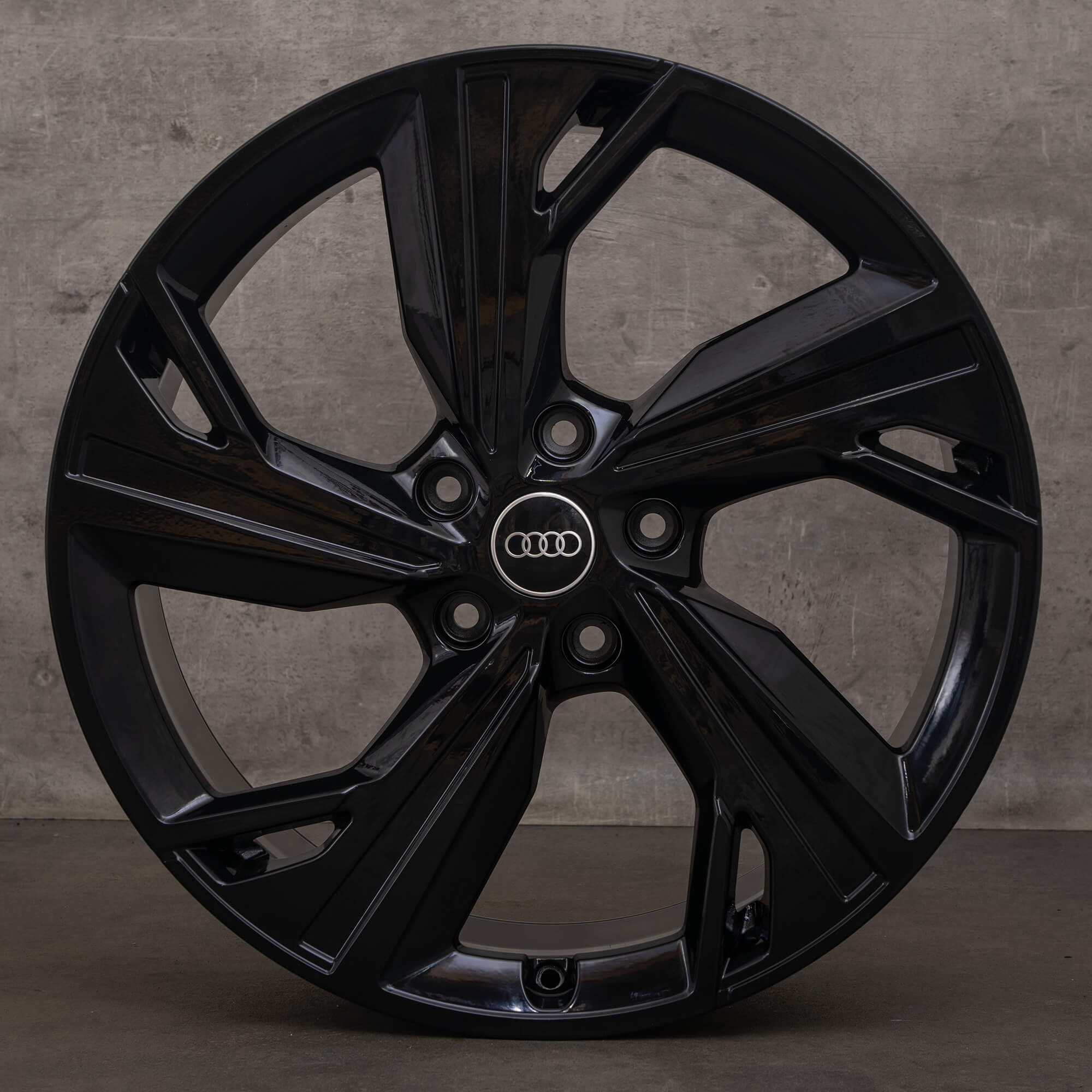 Jante originale Audi A6 e-tron 21 inch 85E601025P 85E601025Q negru lucios