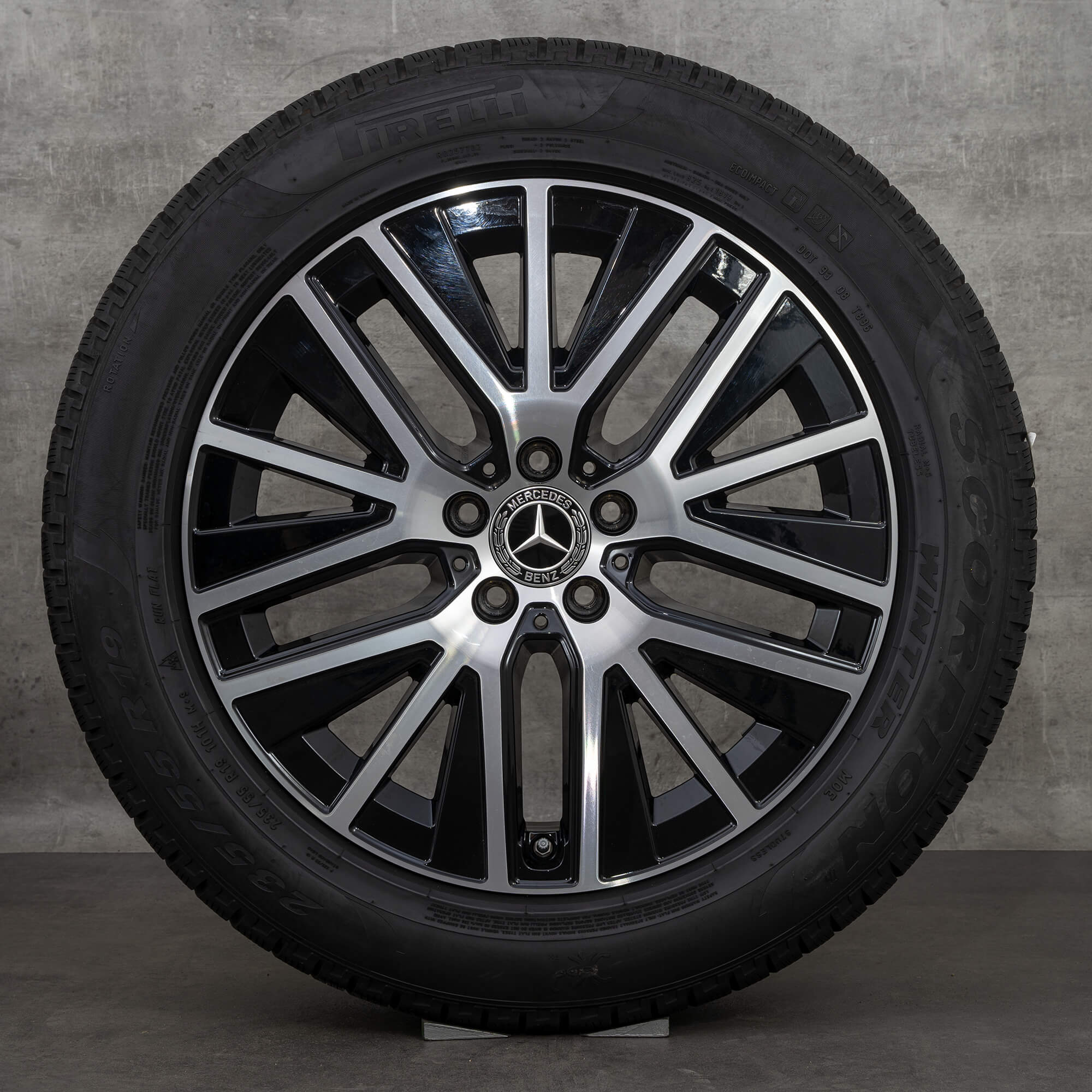 Jante de iarnă Mercedes Benz Clasa E originale X213 pentru toate terenurile 19 inch A2534014900 negru NOU