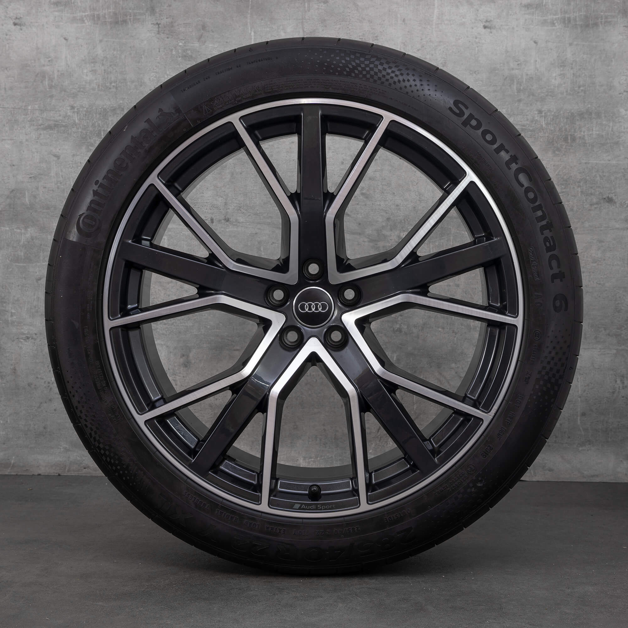 Audi 22 inch rims Q8 SQ8 4M8 alloy summer tires wheels 4M8601025Q