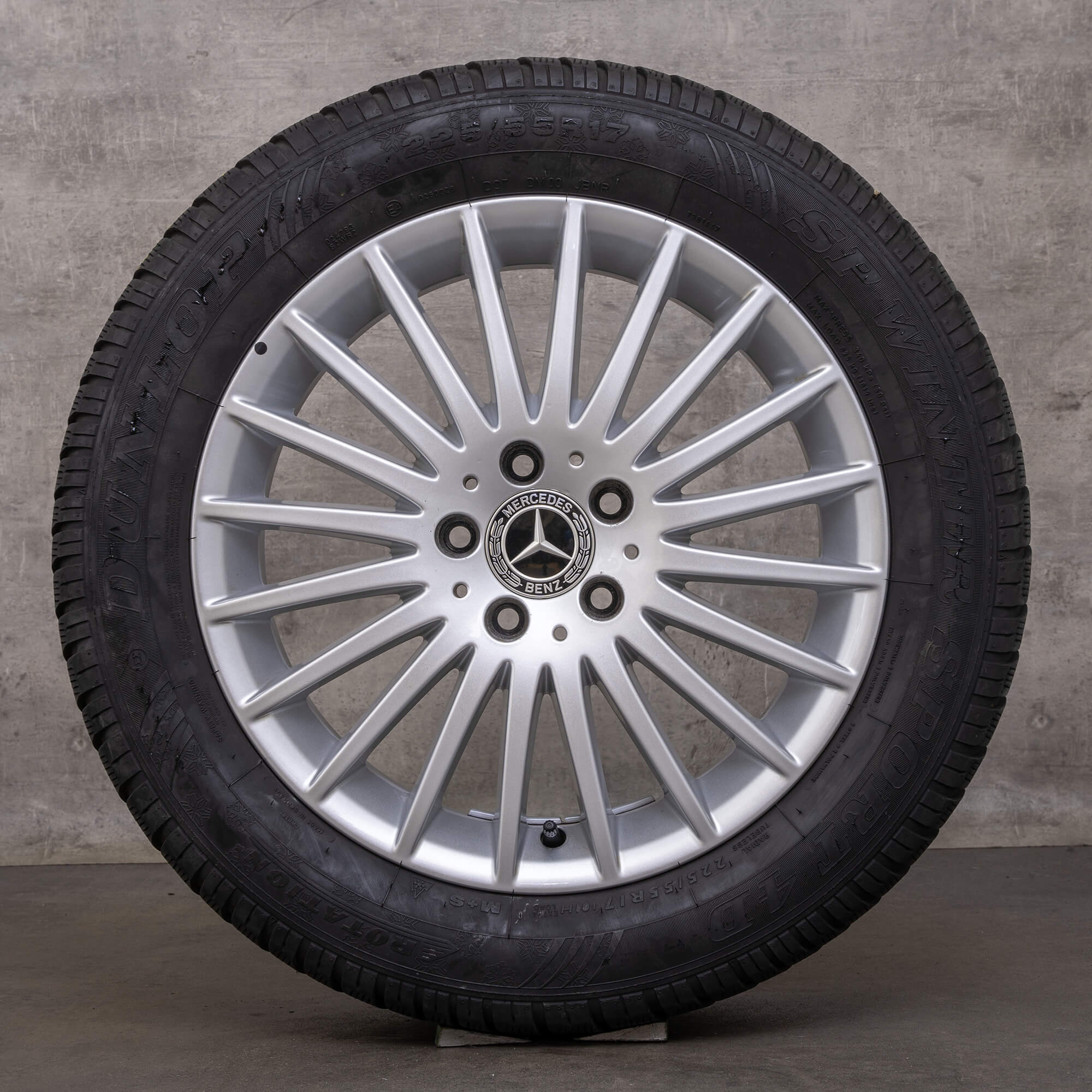 Originele Mercedes V-Klasse winterwielen 17 inch W447 Vito Viano velgen A4474012300 zilver