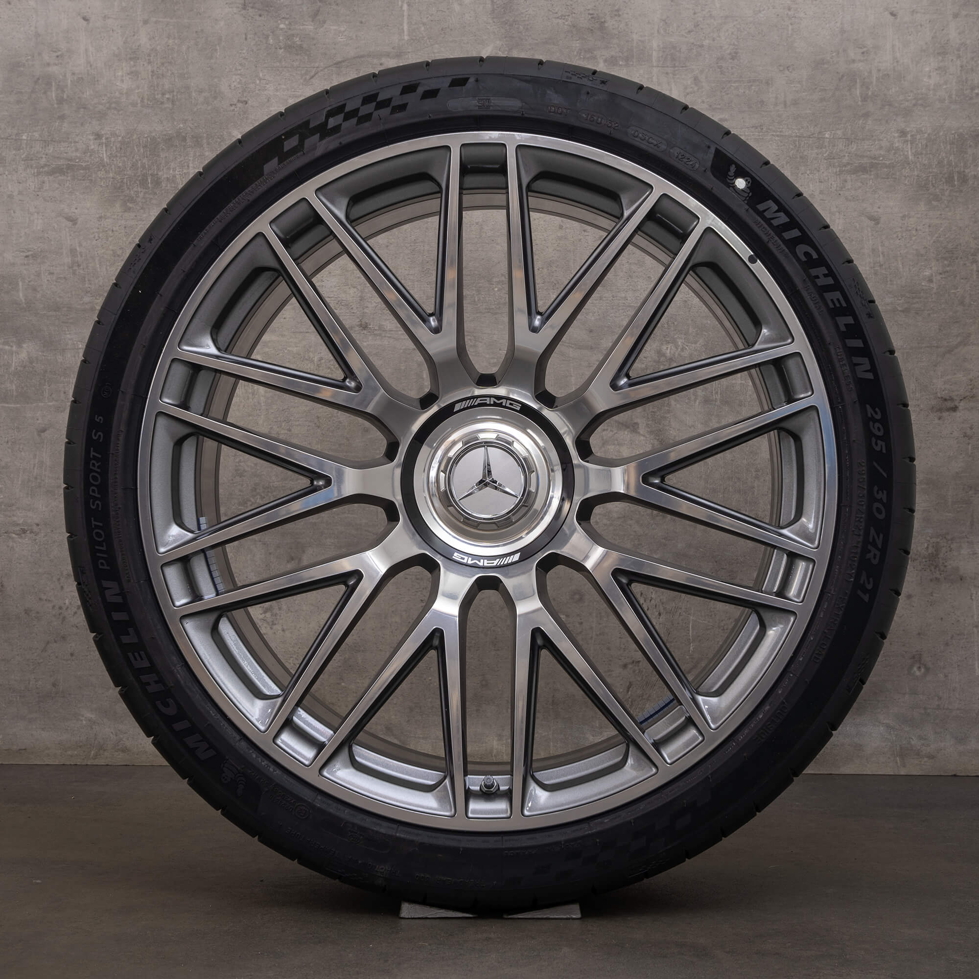 Jante originale Mercedes Benz AMG GT 21 inch C192 set de roți vară A1924011900