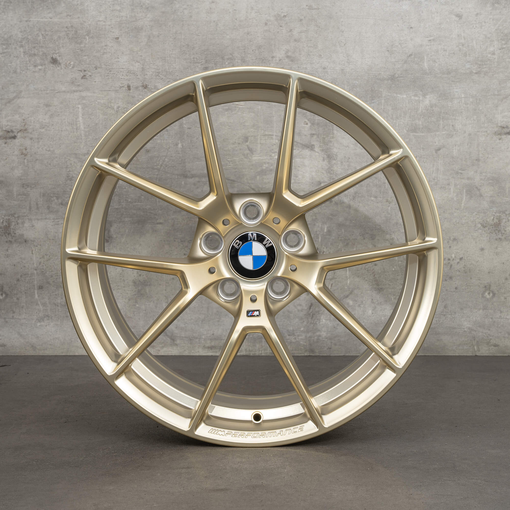 BMW 19 inch rims M2 F87 M3 F80 M4 F82 F32 Frozen Gold M763 8097287 8097288 NEW